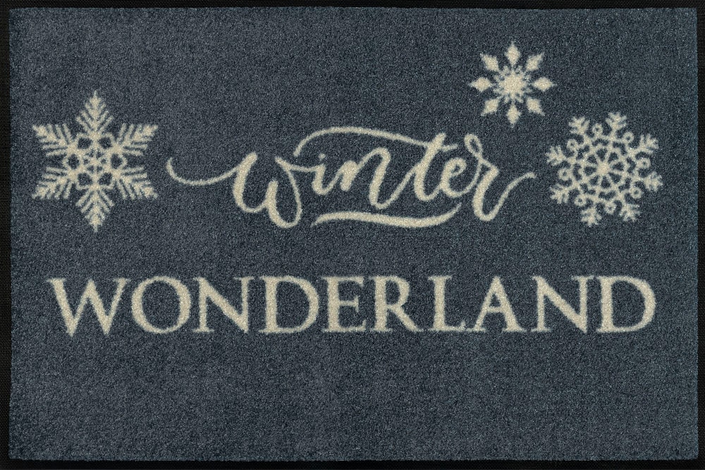 Wonderland«, rechteckig, wash+dry Kleen-Tex Spruch, »Winter geeignet, Fußmatte Outdoor In- | by waschbar und mit BAUR Schmutzfangmatte,