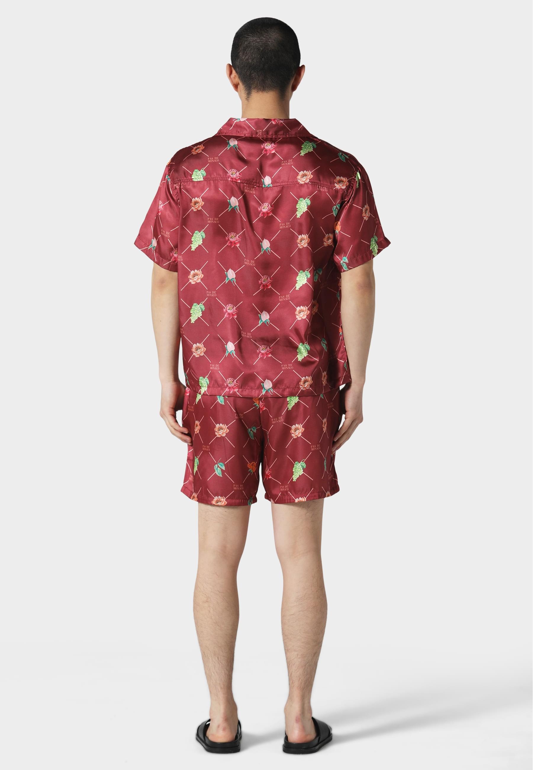 Pas De Monaco Langarmhemd »Pas De Monaco FRUIT MONOGRAM CUBAN SHIRT«, (1 tlg.)