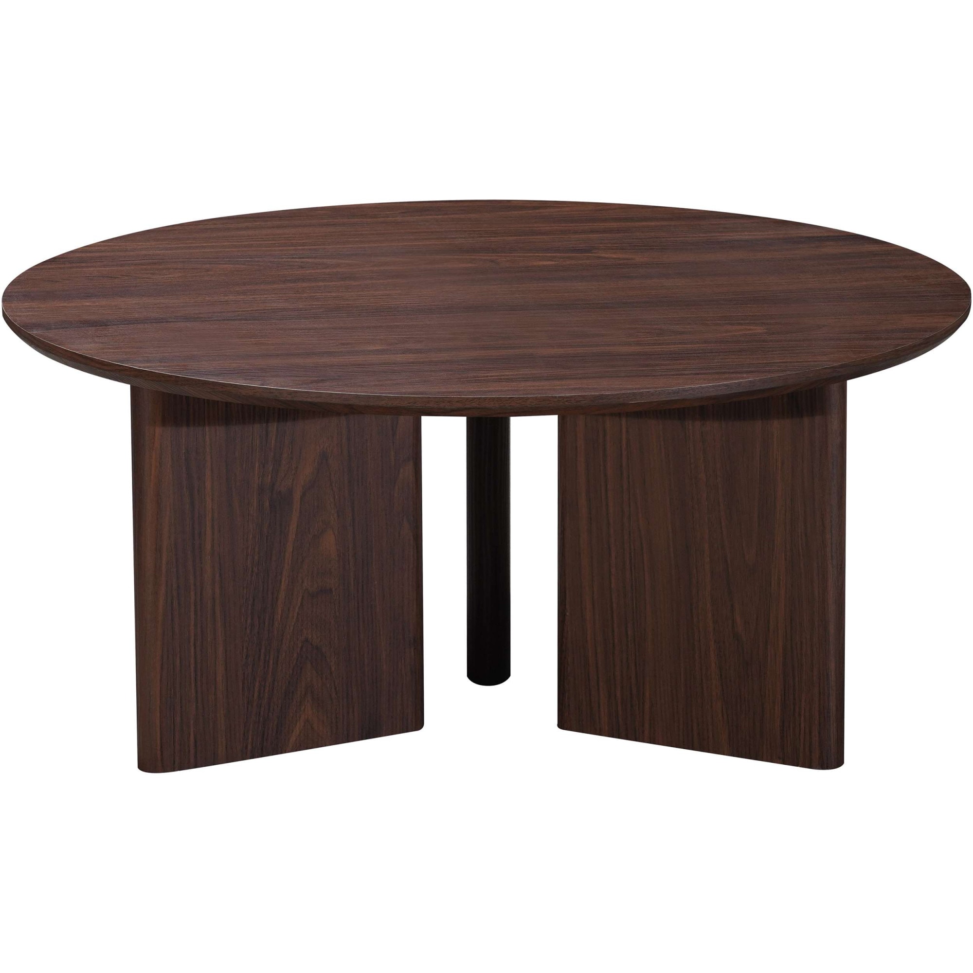 OTTO home Couchtisch »Cassian« 1 Stk. tlg. Walnussoptik, modernes Fußgestell, Breite 80 cm