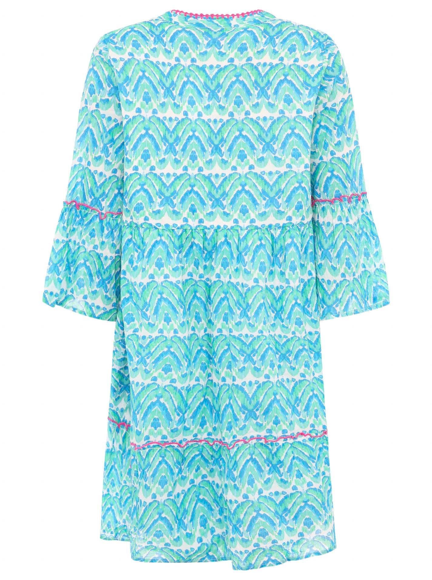 Zwillingsherz Sommerkleid »"Joyful"«, mit Tasseln, Trompeten Ärmeln und Eingriffstaschen