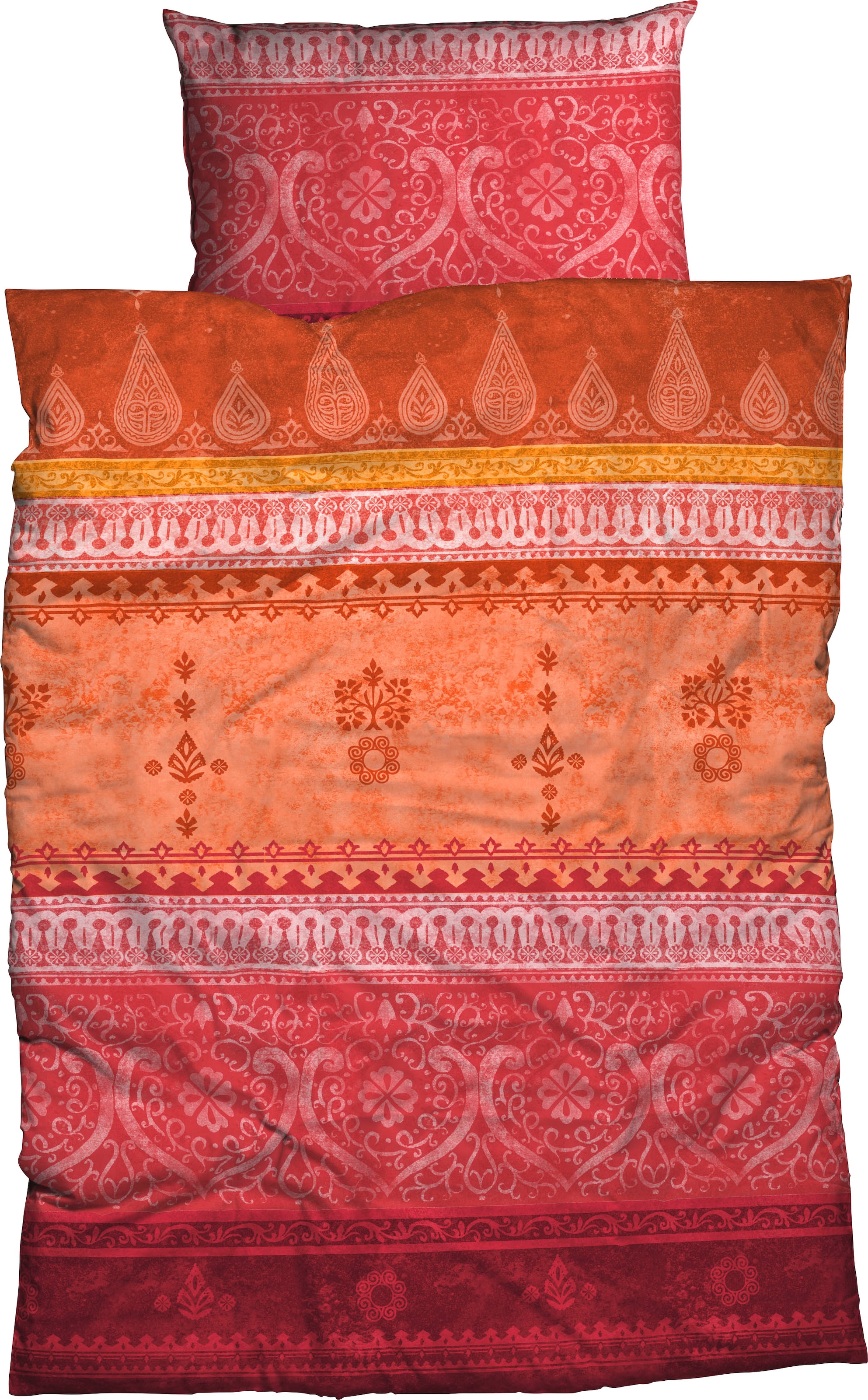 CASATEX Bettwäsche "Indi" 2 Stk. romantisch, orientalisch, weich und gemütlich