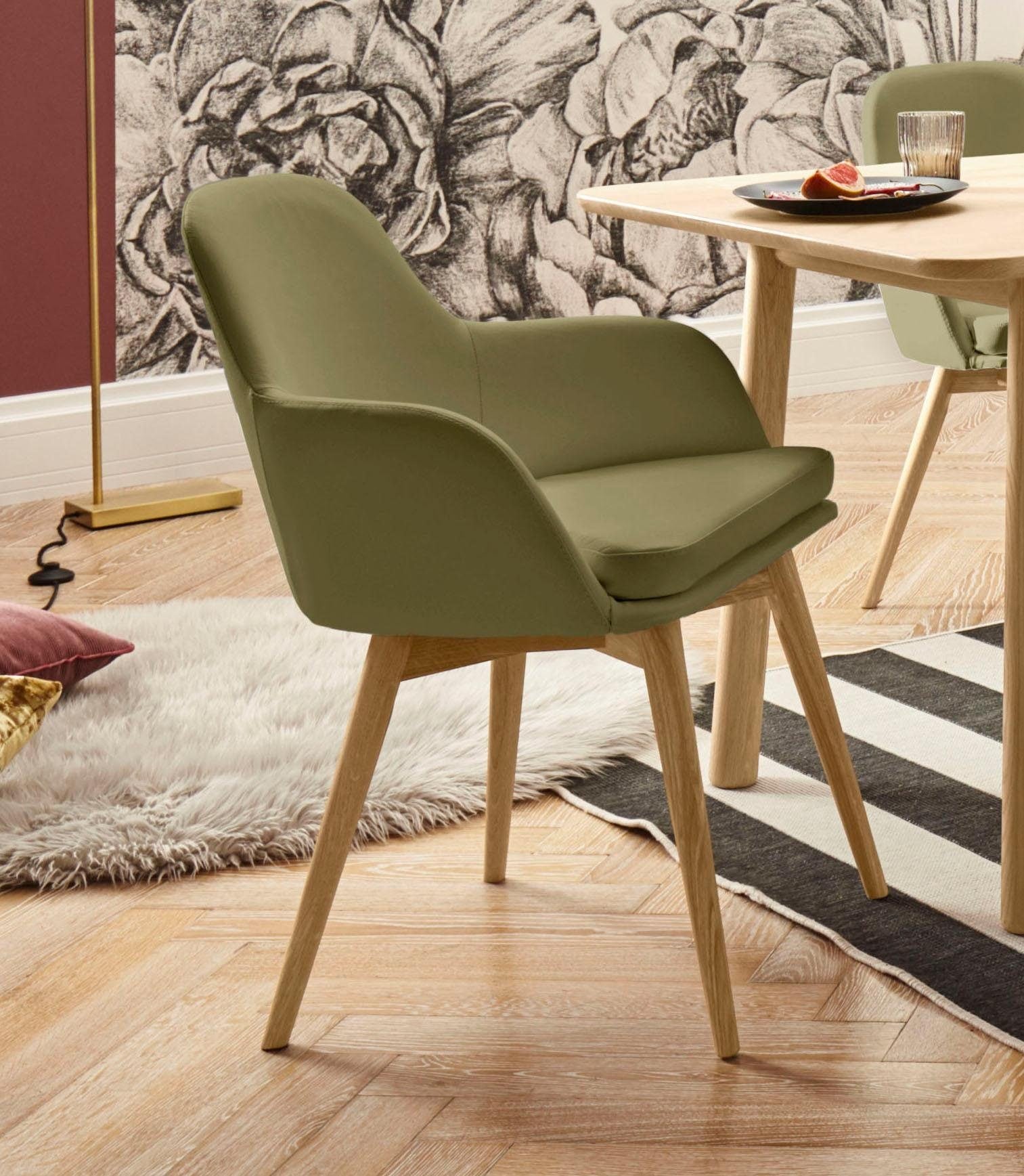 OTTO home Armlehnstuhl "Livry" (Set) 2 Stk.Polsterstuhl, Schalenstuhl günstig online kaufen