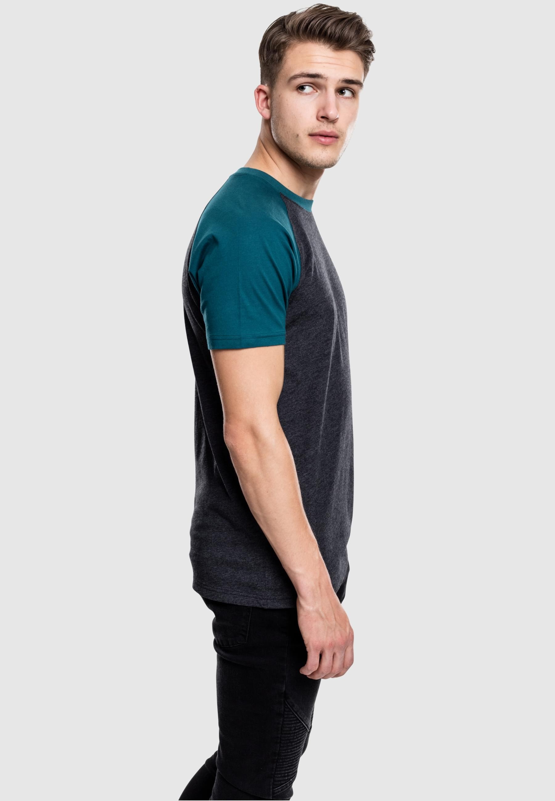 URBAN CLASSICS T-Shirt »Urban Classics Herren Raglan Contrast Tee«, (1 tlg.)