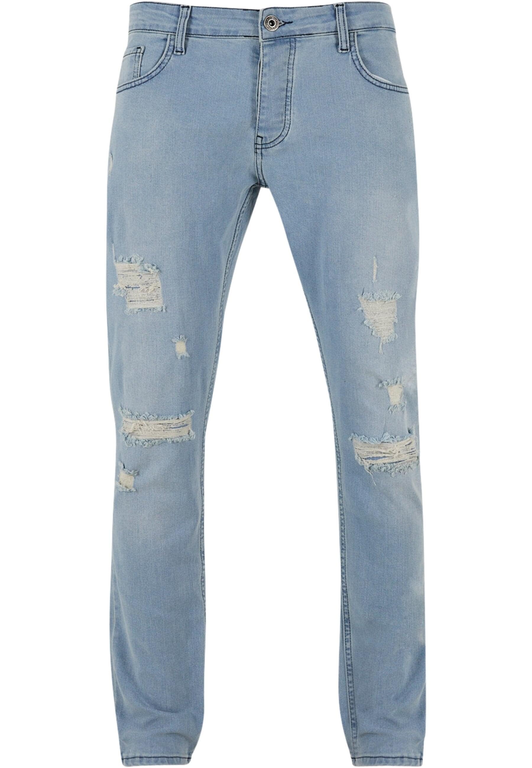 2Y Studios Bequeme Jeans "2Y Studios Herren 2Y Destroyed Slim Fit Denim"