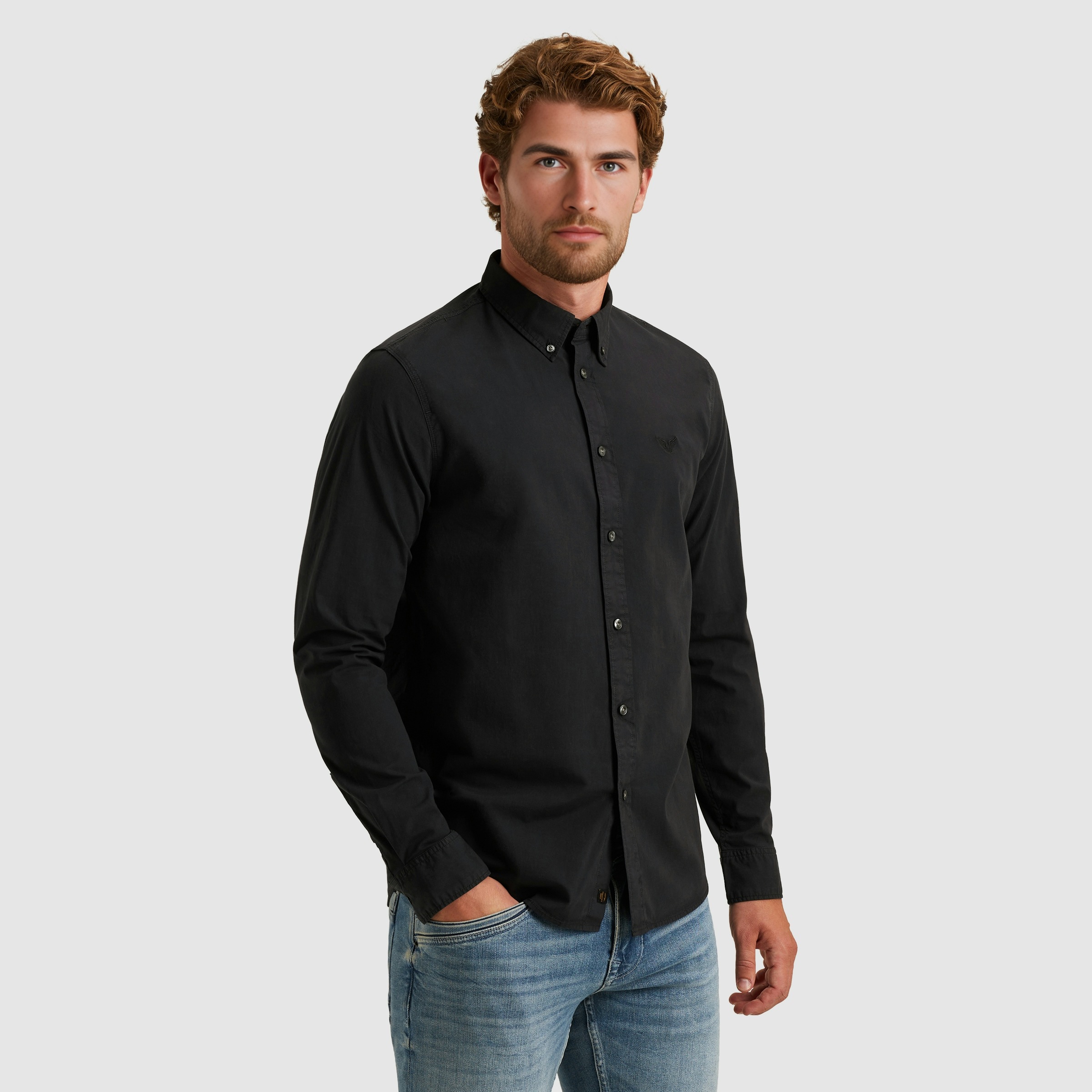 PME LEGEND Langarmhemd, mit Manschetten günstig online kaufen