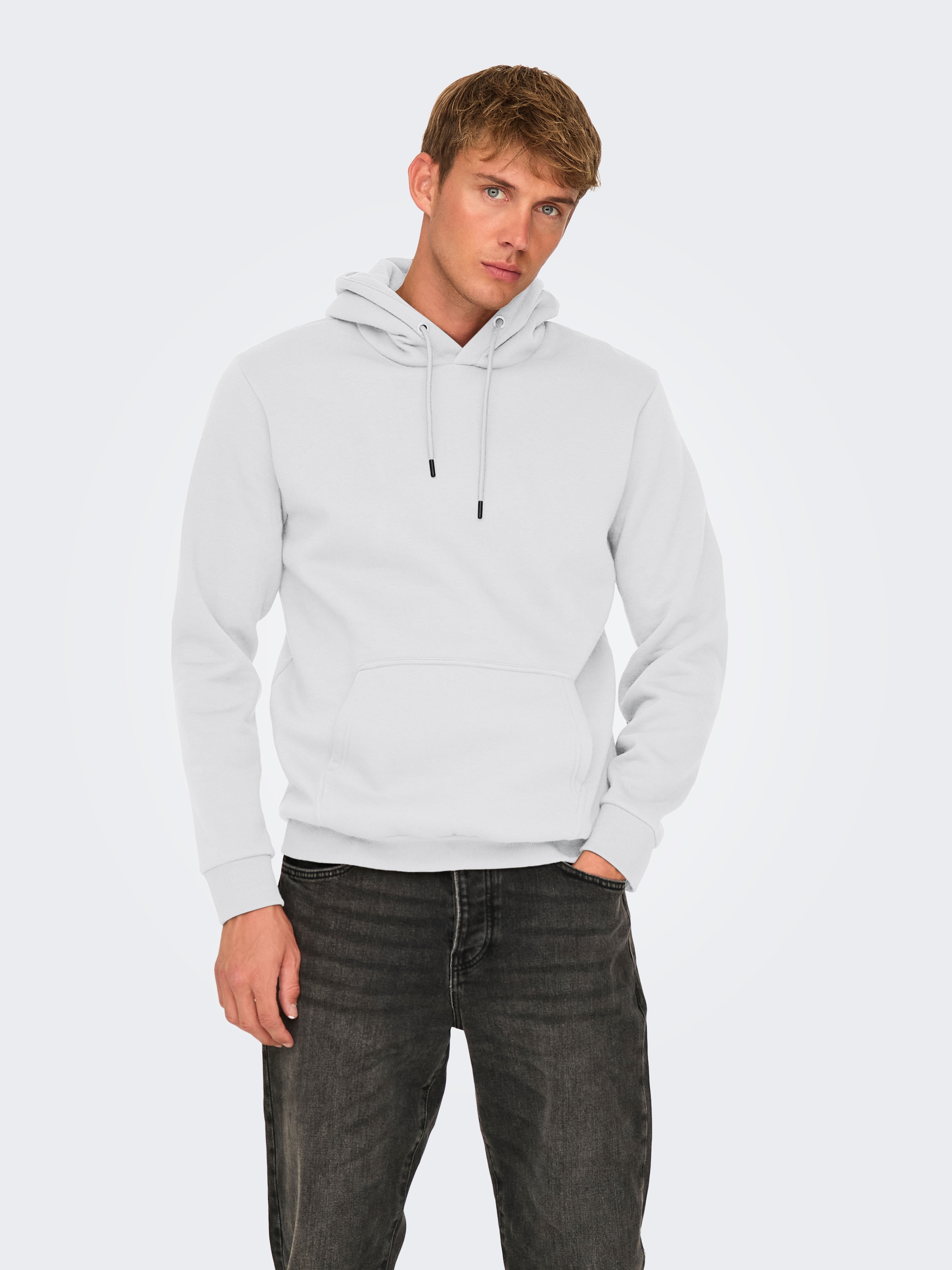 ONLY & SONS Kapuzensweatshirt "ONSCERES HOODIE SWEAT NOOS", Baumwollmischung, regular fit