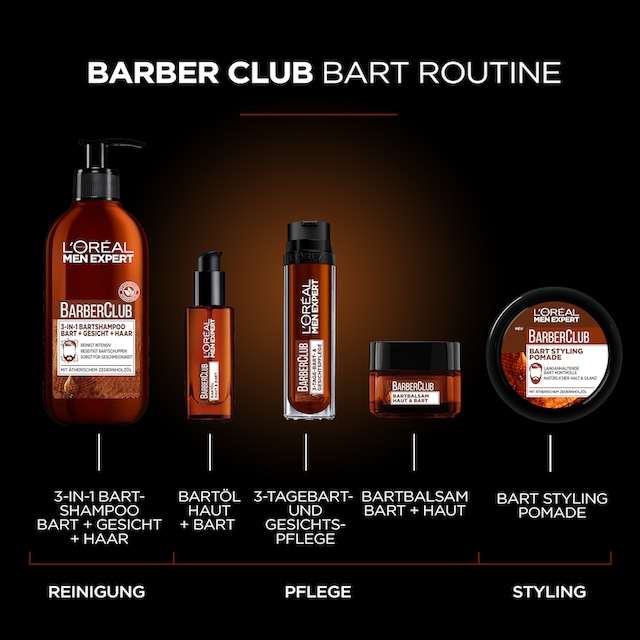 L\'ORÉAL PARIS MEN EXPERT Bartöl »Barber Club«, gepflegter Bart ohne  Juckreiz; mit Zedernholzöl kaufen | BAUR