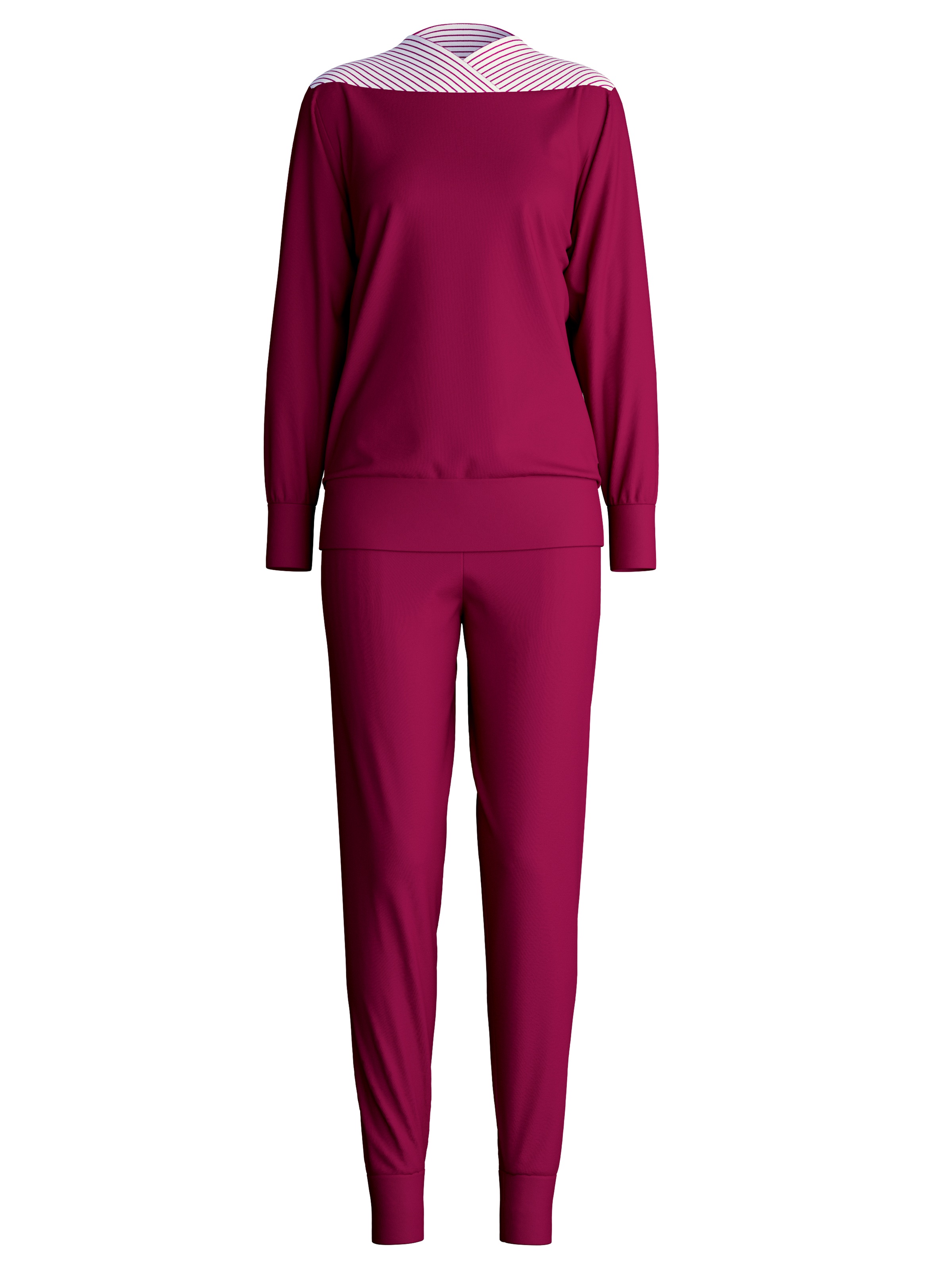 CALIDA Schlafanzug "Soulmate", (2 tlg.), Langarm, Pure Cotton, weich, beque günstig online kaufen