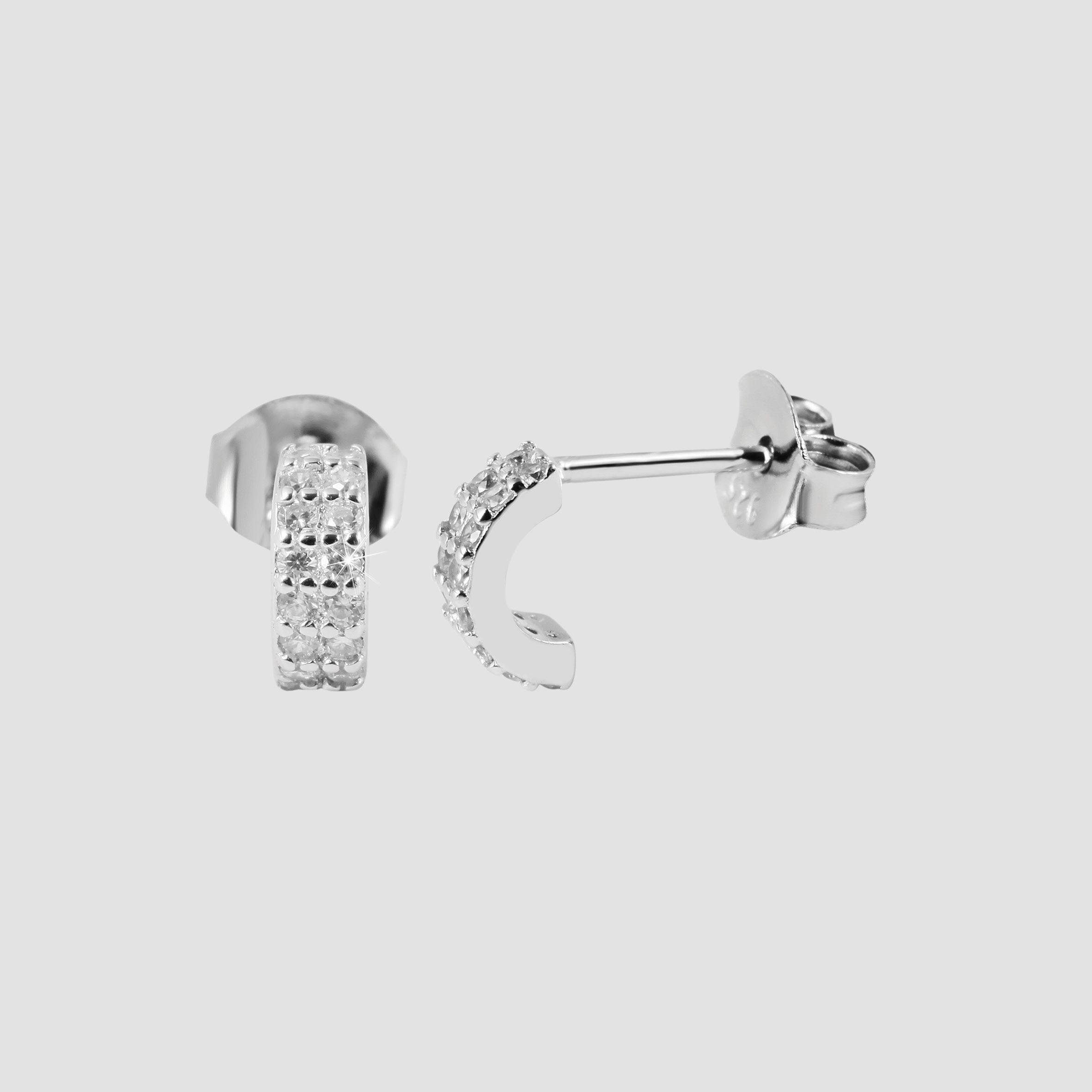 Adelia´s Paar Ohrhänger "Ohrringe – Ohrstecker aus 925 Silber mit Zirkonia" Zum Verschenken an Menschen, die Ihnen am Herzen liegen