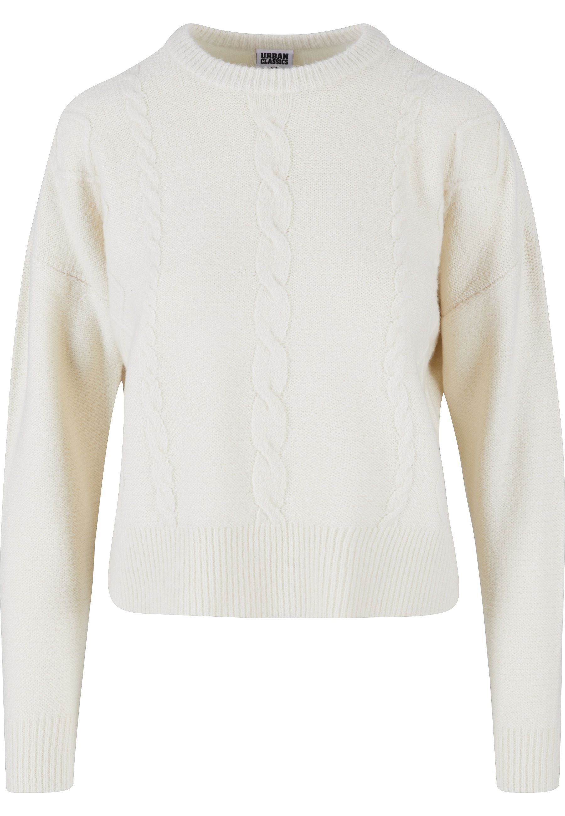 URBAN CLASSICS Sweater "Urban Classics Damen Ladies Cabel Knit Sweater" günstig online kaufen