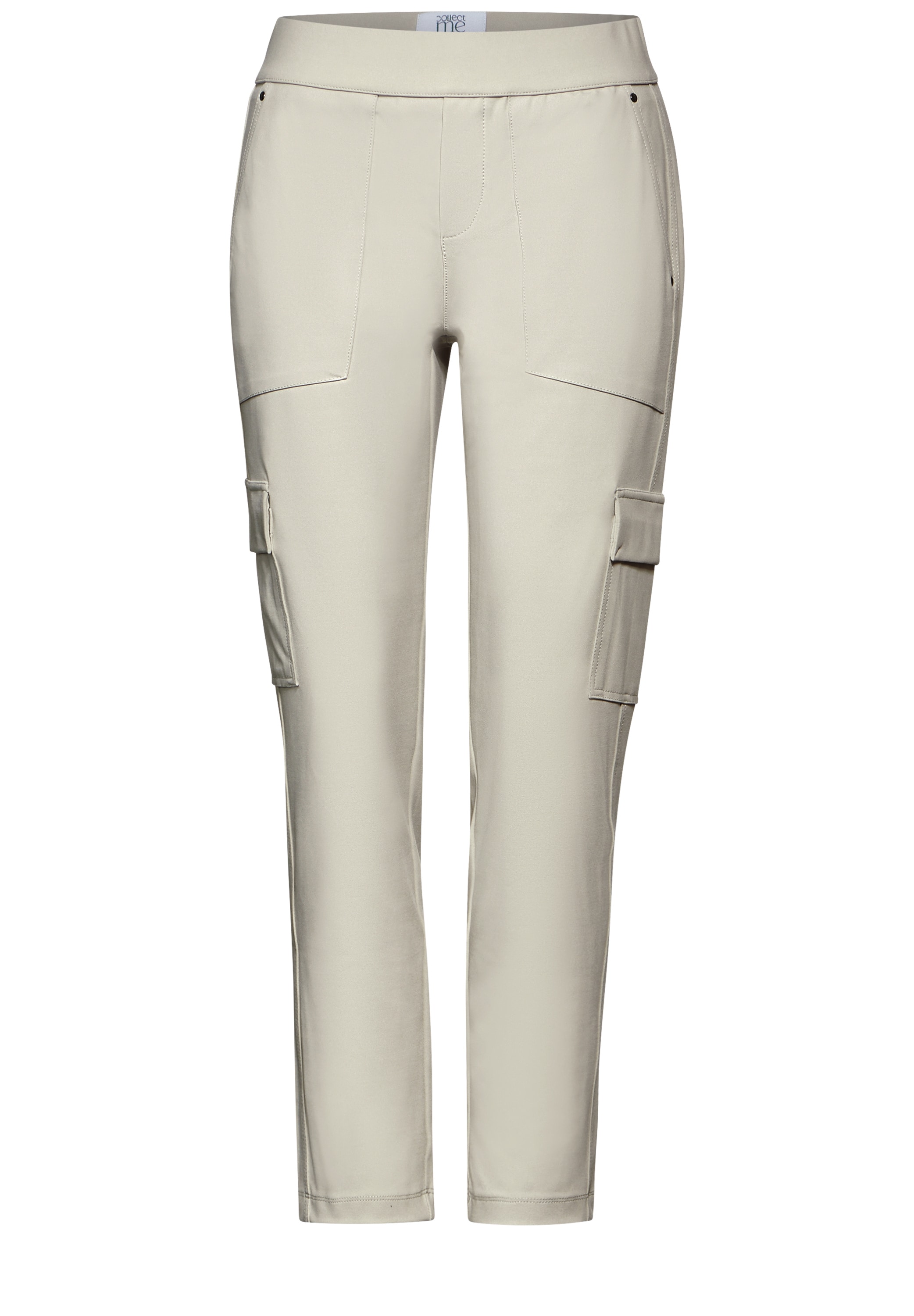 STREET ONE Cargohose, softer Materialmix