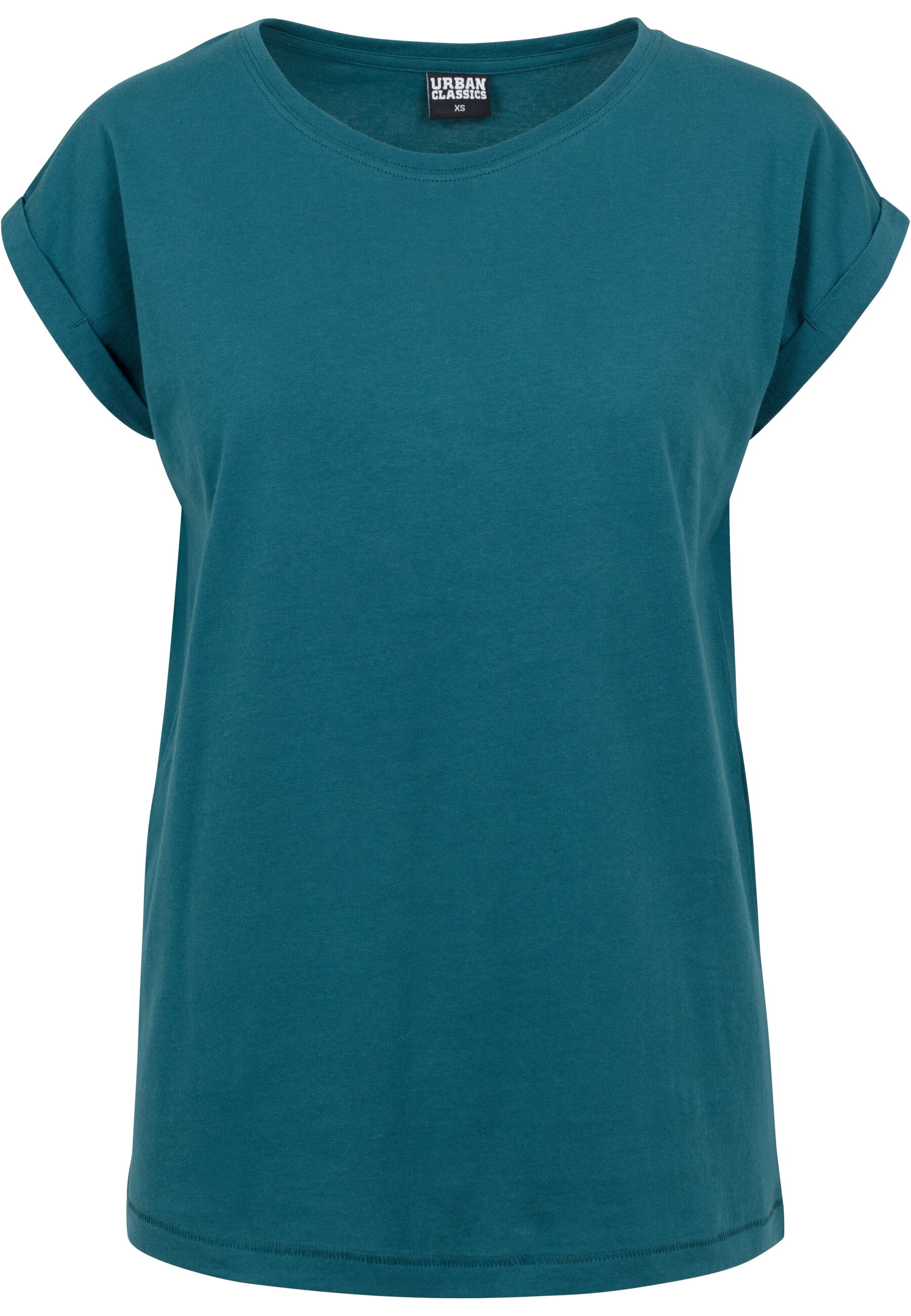 URBAN CLASSICS Kurzarmshirt "Urban Classics Damen Ladies Extended Shoulder Tee"