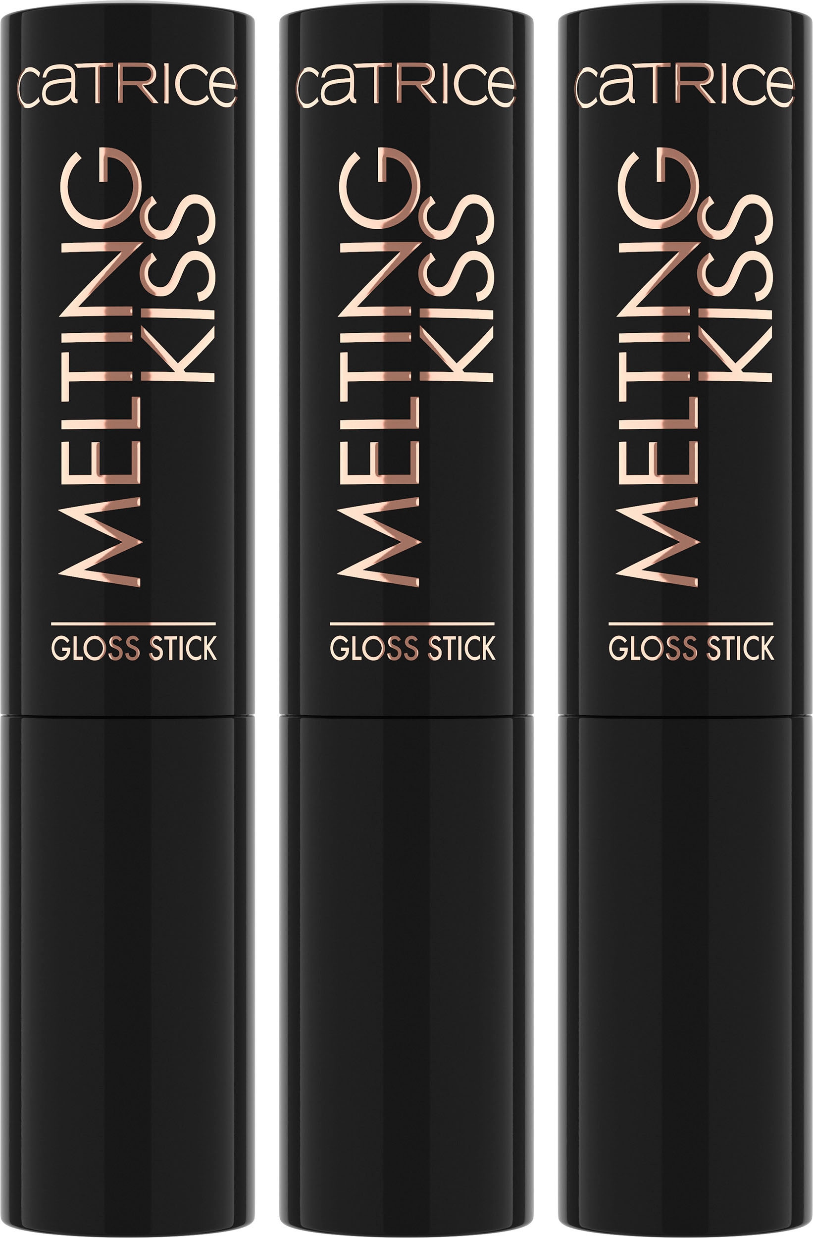 Catrice Lippenstift »Catrice Melting Kiss Gloss Stick«, (Set, 3 tlg.)