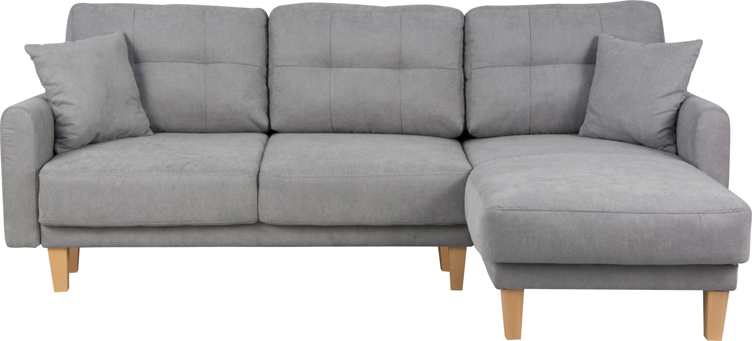 Home affaire Ecksofa »TRIPLO optionale Schlafsofa mit Bettkasten, Maße B/T/H: 234/164/89 cm« L-Form wahlweise mit Bettfunktion - Liegefläche 132x210 cm