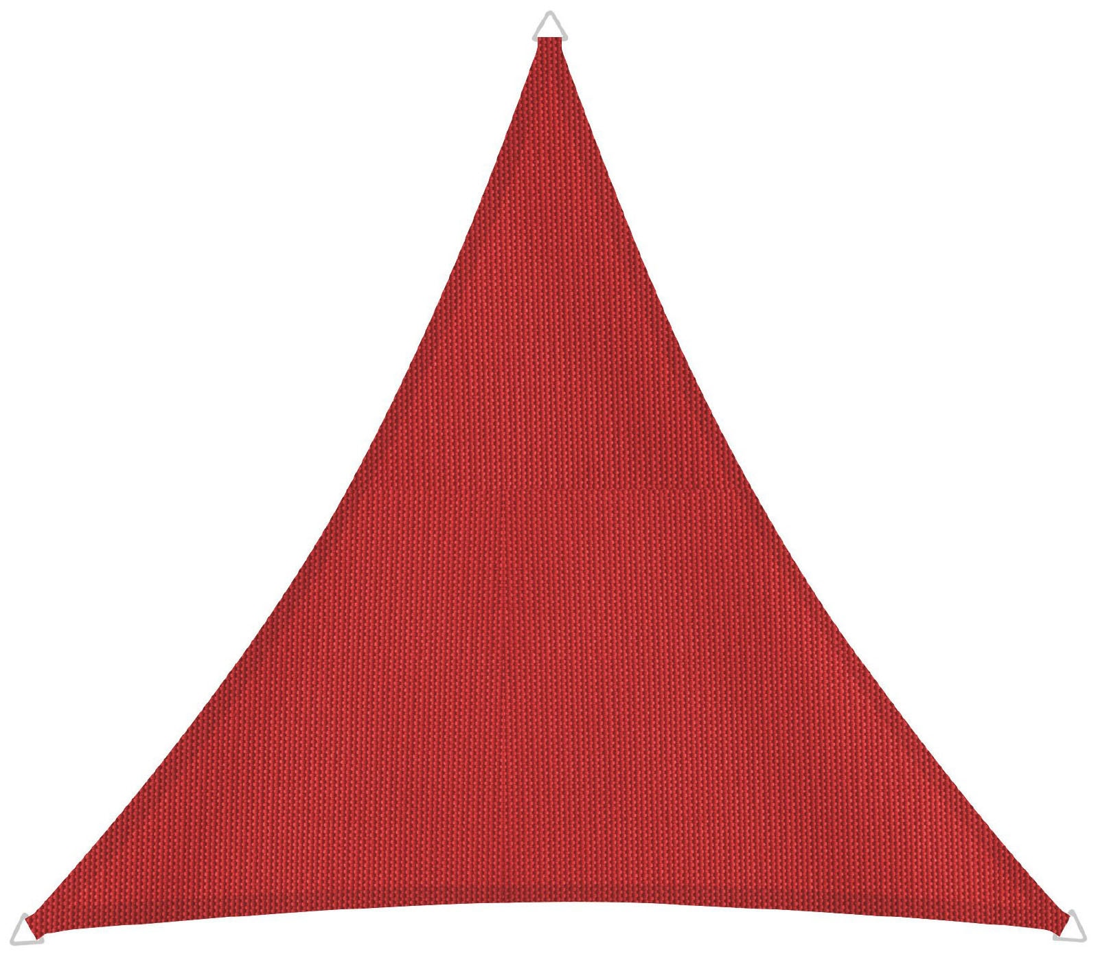 Windhager Sonnensegel "Capri Dreieck", 4x4x4m, rot