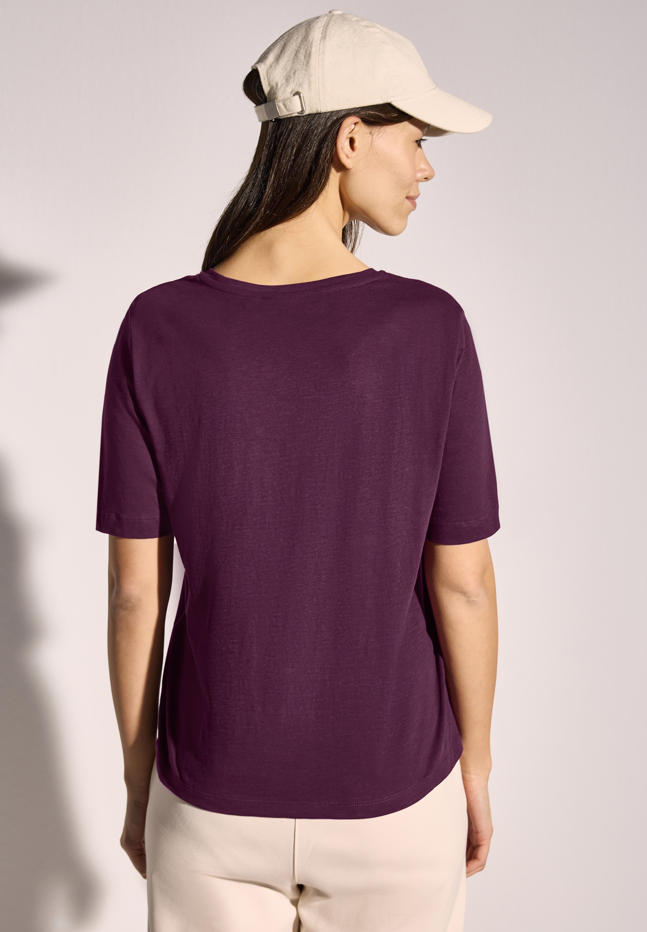 Cecil V-Shirt, mit V-Ausschnitt