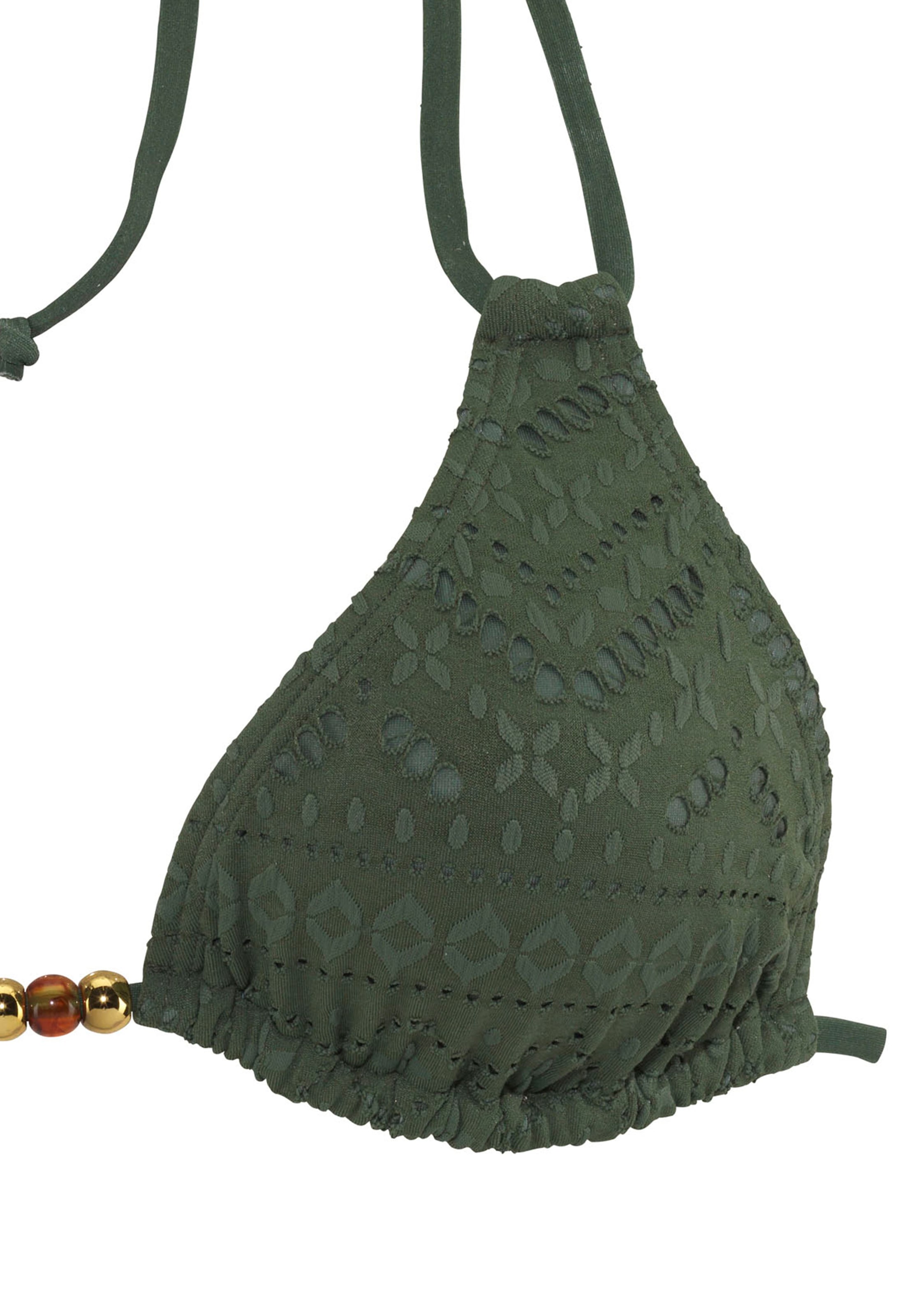 LASCANA Triangel-Bikini-Top »Omara«, mit Lochstickerei