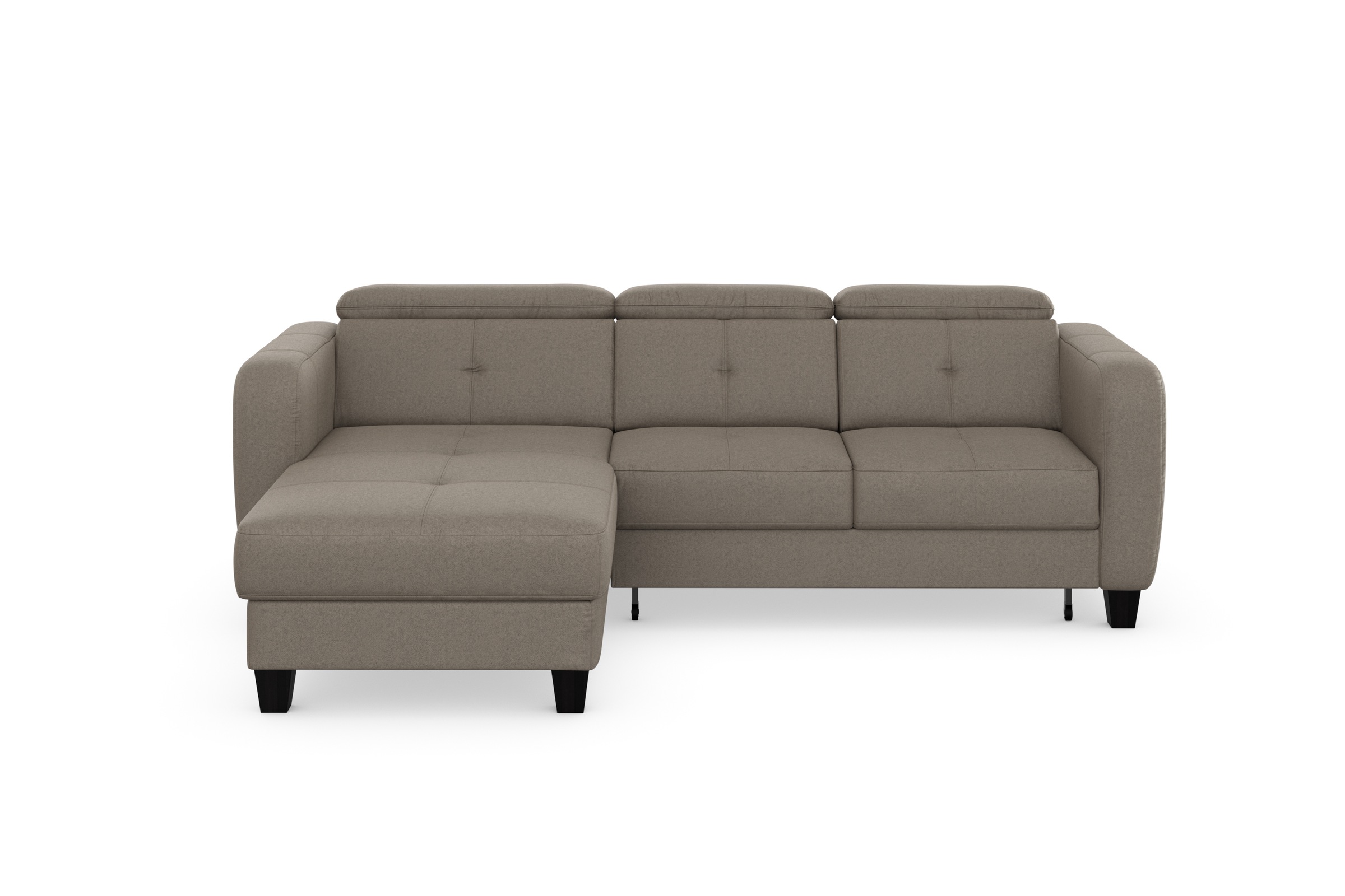sit&more Ecksofa "Belluci L-Form", inklusive Federkern, wahlweise mit Bettf günstig online kaufen