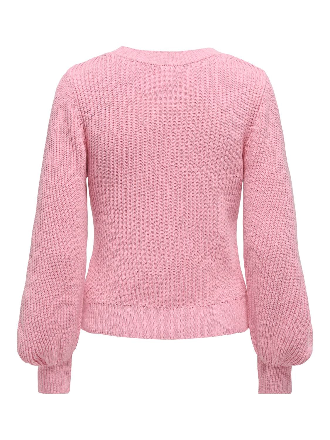 ONLY Rundhalspullover »ONLTAYLOR LIFE LS O-NECK BLING KNT«