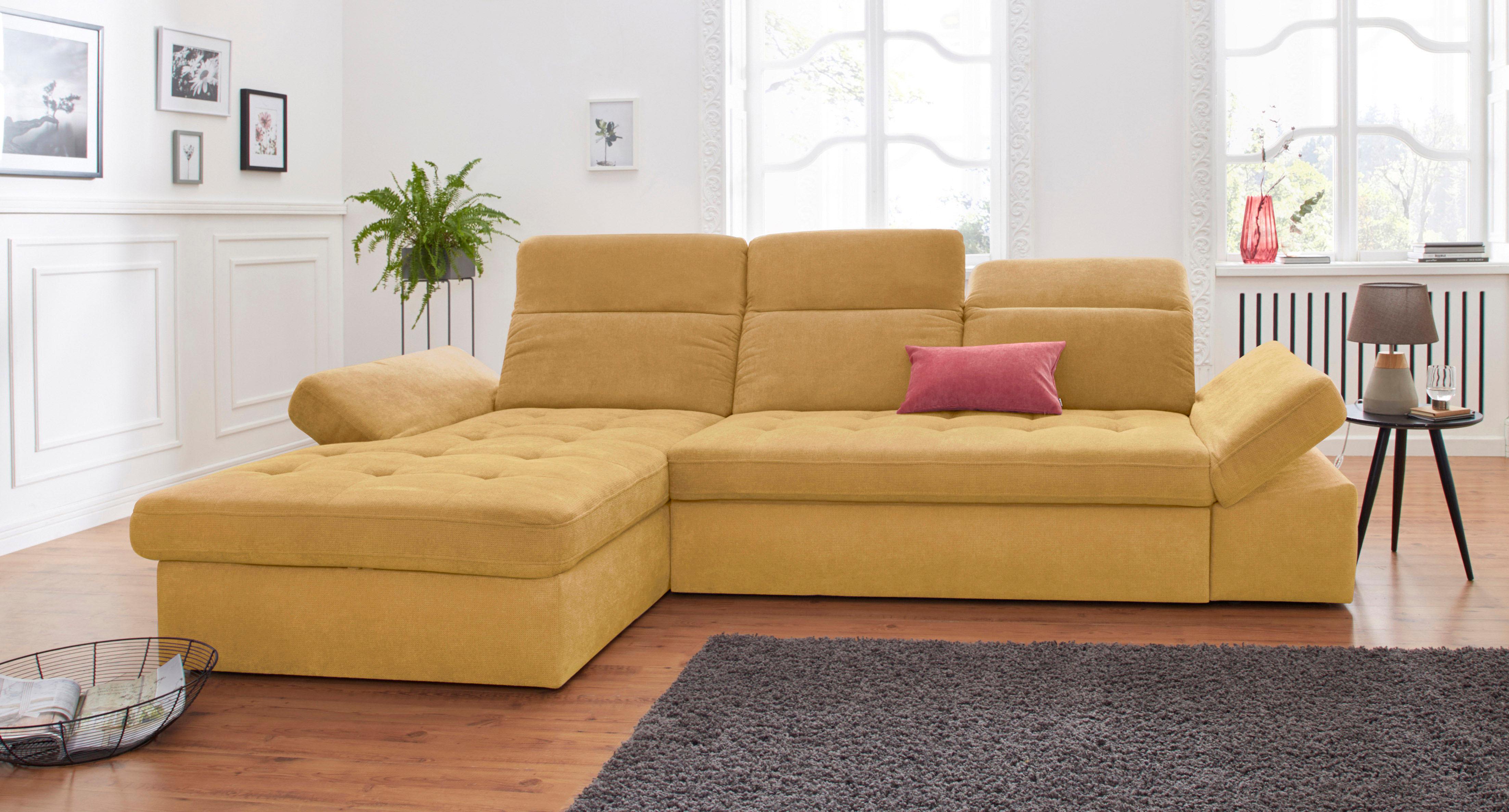 exxpo - sofa Wahlweise Steppung im und bestellen »Otusso«, Bettkasten Sitzbereich, Ecksofa | BAUR Bettfunktion mit fashion