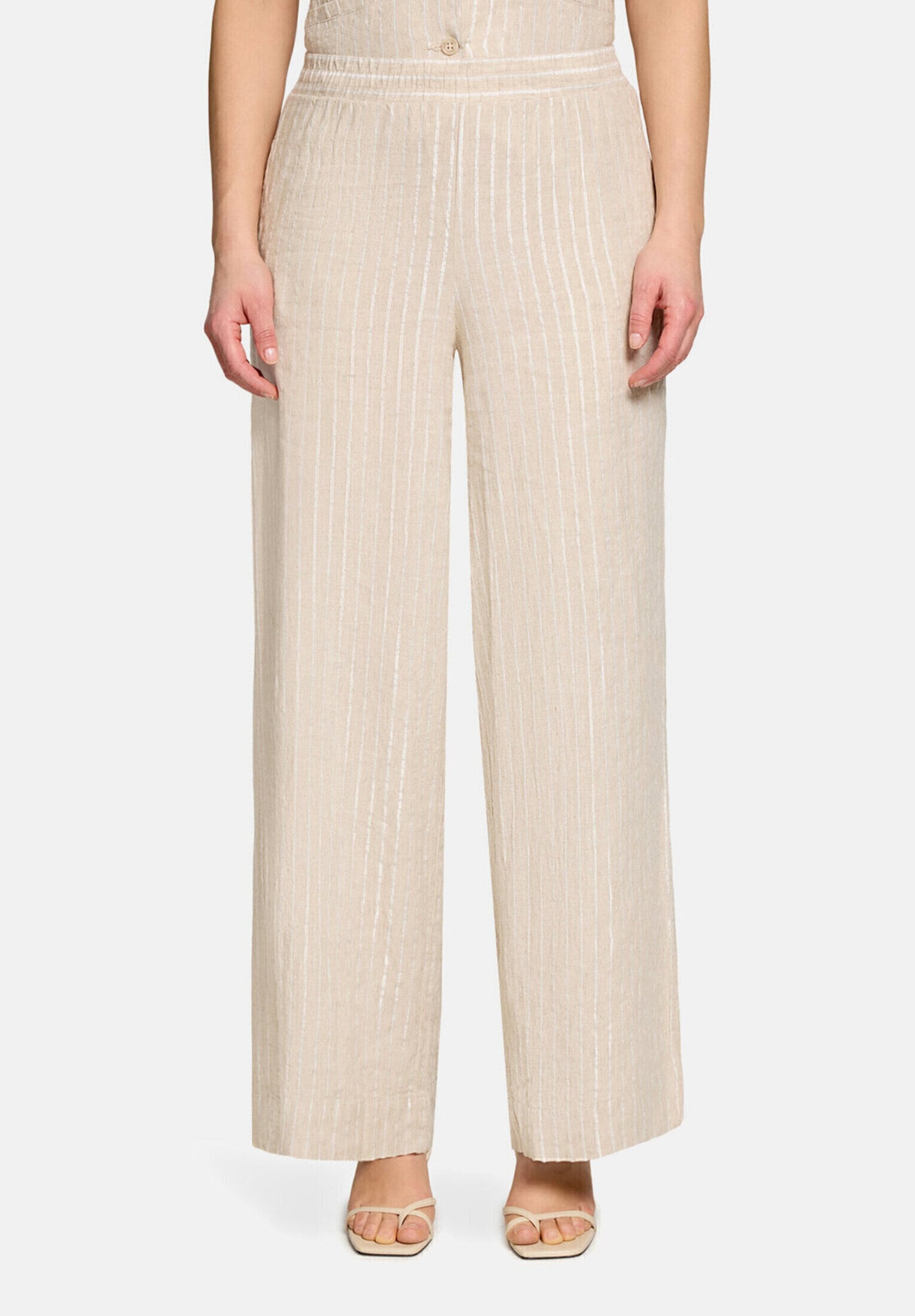 Cartoon Leinenhose »Damen mit Taschen«