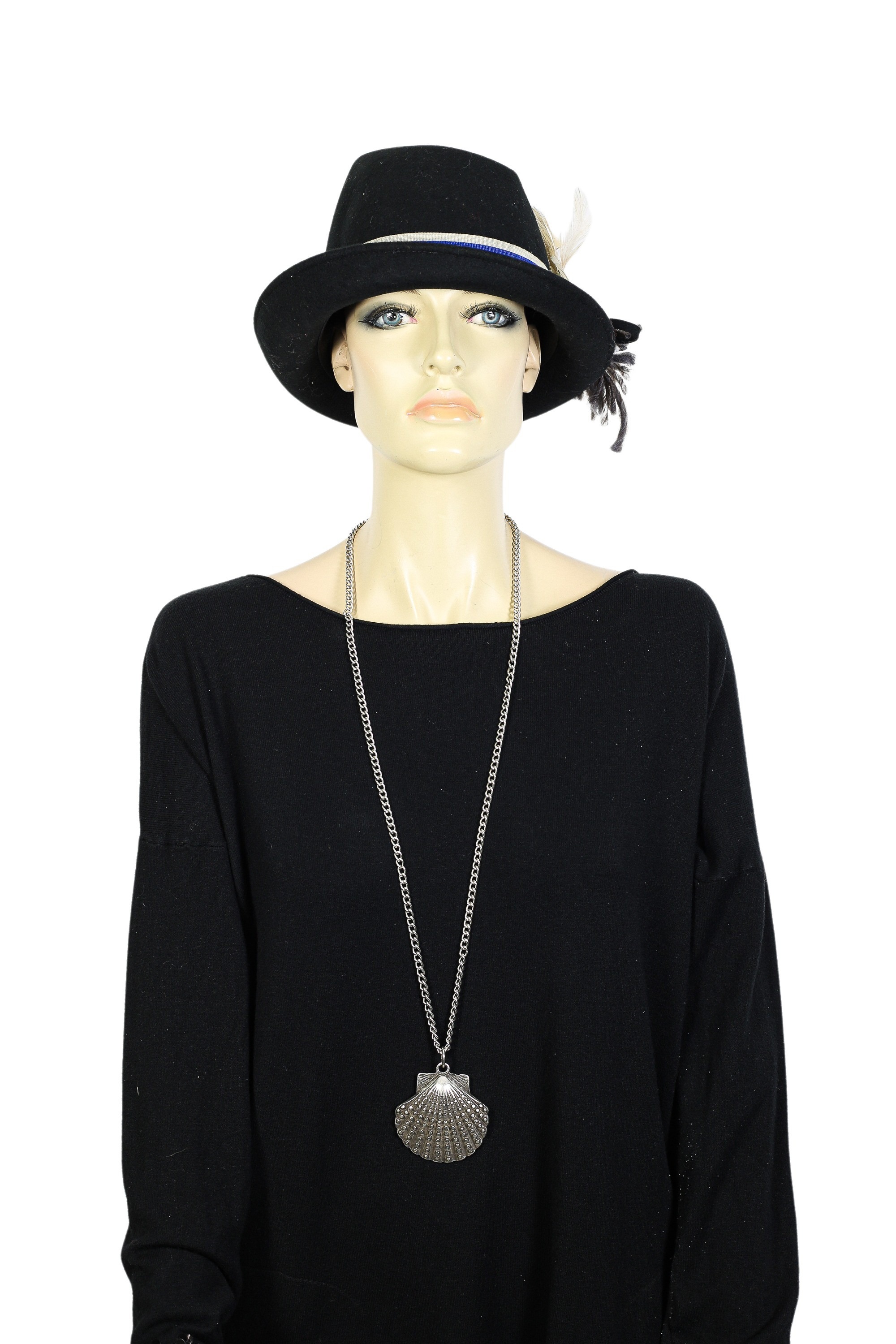 COLLEZIONE ALESSANDRO Lange Kette »Muschel« mit Metallmuschel