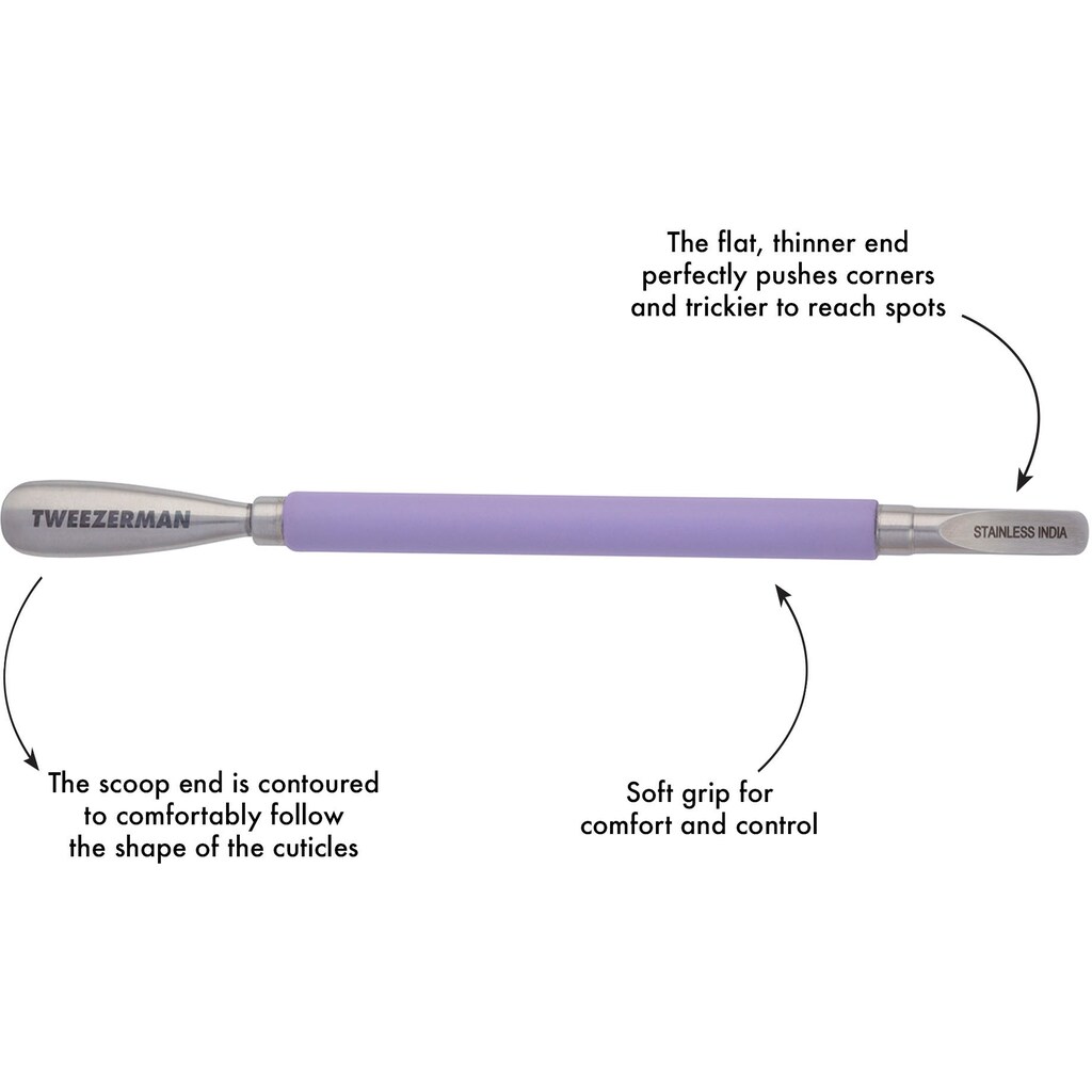 TWEEZERMAN Nagelhautschieber »DUAL SIDED PUSHY«