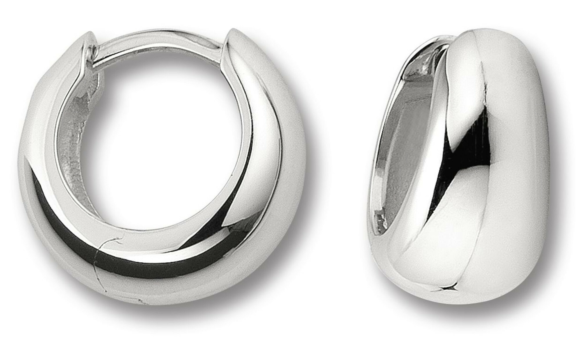 Paar Creolen ONE ELEMENT "Ohrringe Creolen aus 925 Silber Ohrringe Creolen aus 925 Silber", silber, Ohrringe, Damen, Damen, Silber 925 (Sterlingsilber), Zurückhaltend & edel – passt zu eleganten wie lässigen Looks
