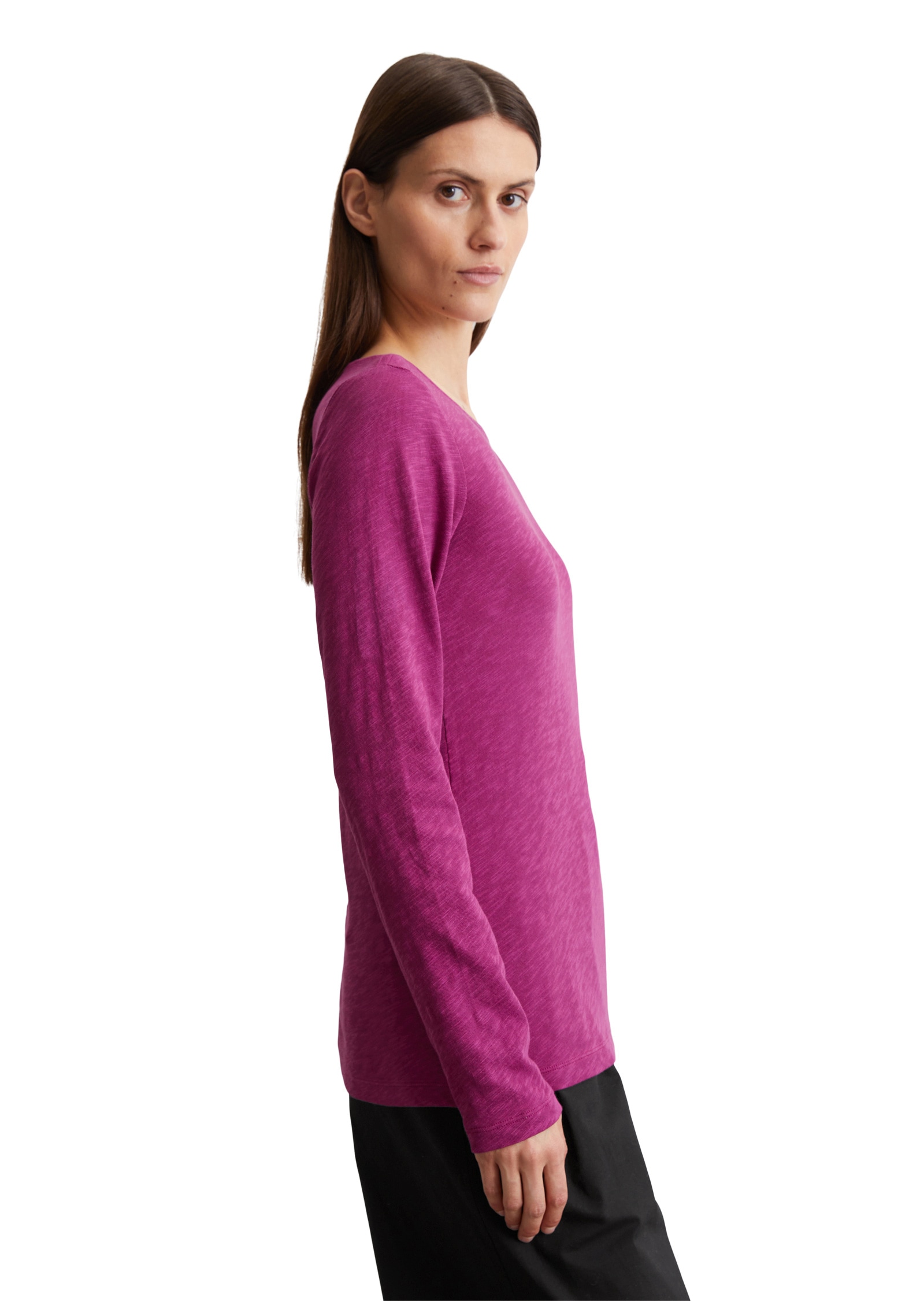 Marc O'Polo Langarmshirt »aus Slub Jersey«
