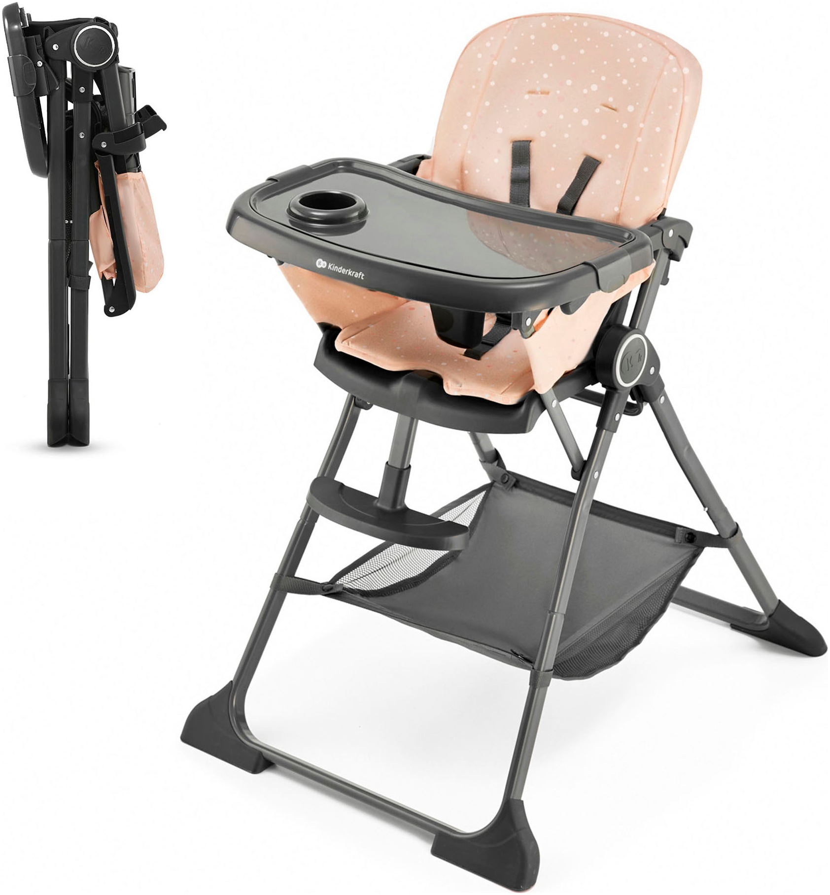 Kinderkraft Kombihochstuhl "FOLDEE" () günstig online kaufen