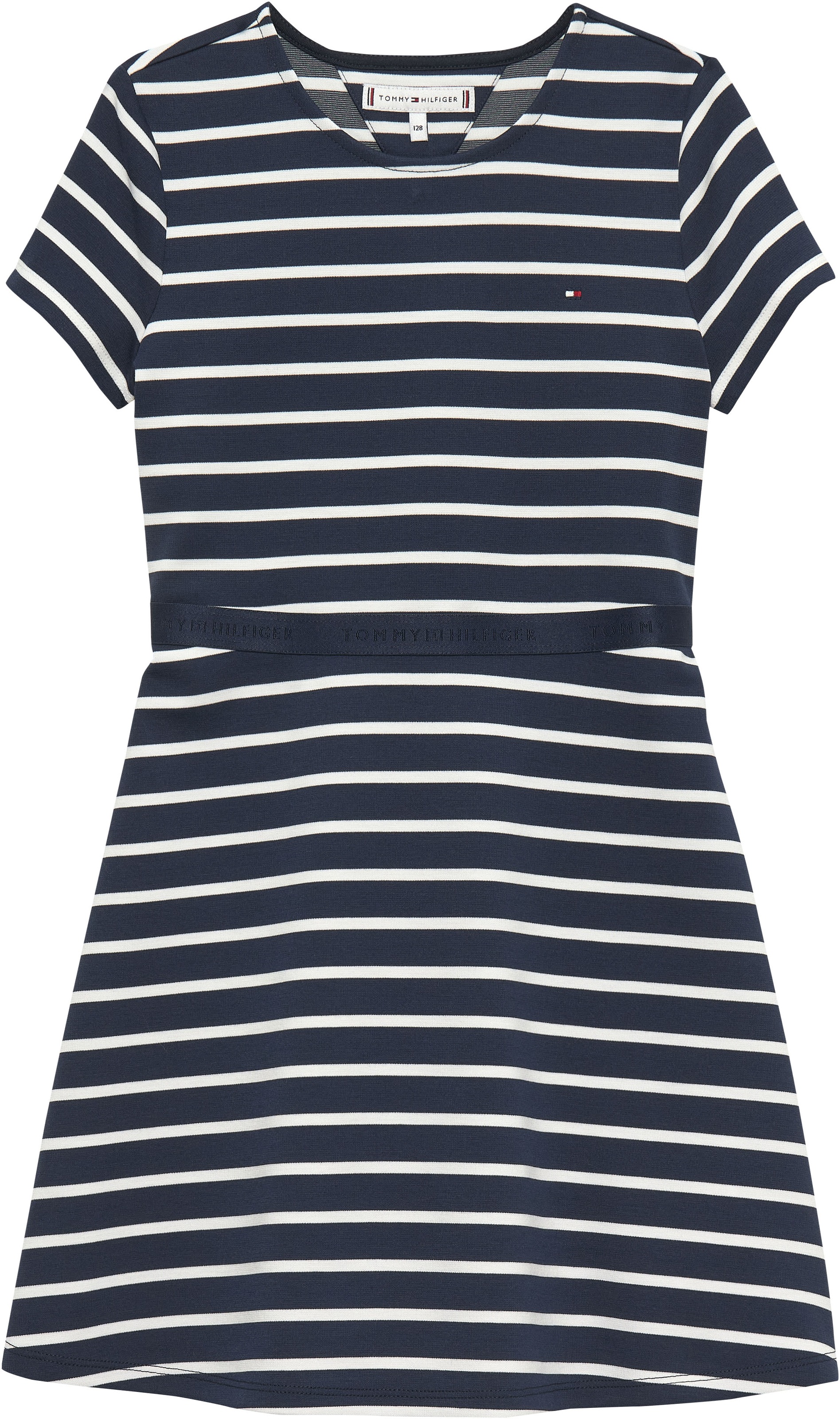 Tommy Hilfiger Skaterkleid »ESSENTIAL PUNTO SKATER DRESS SS« Ohne Tasche Kinder bis 16 Jahre, regular fit
