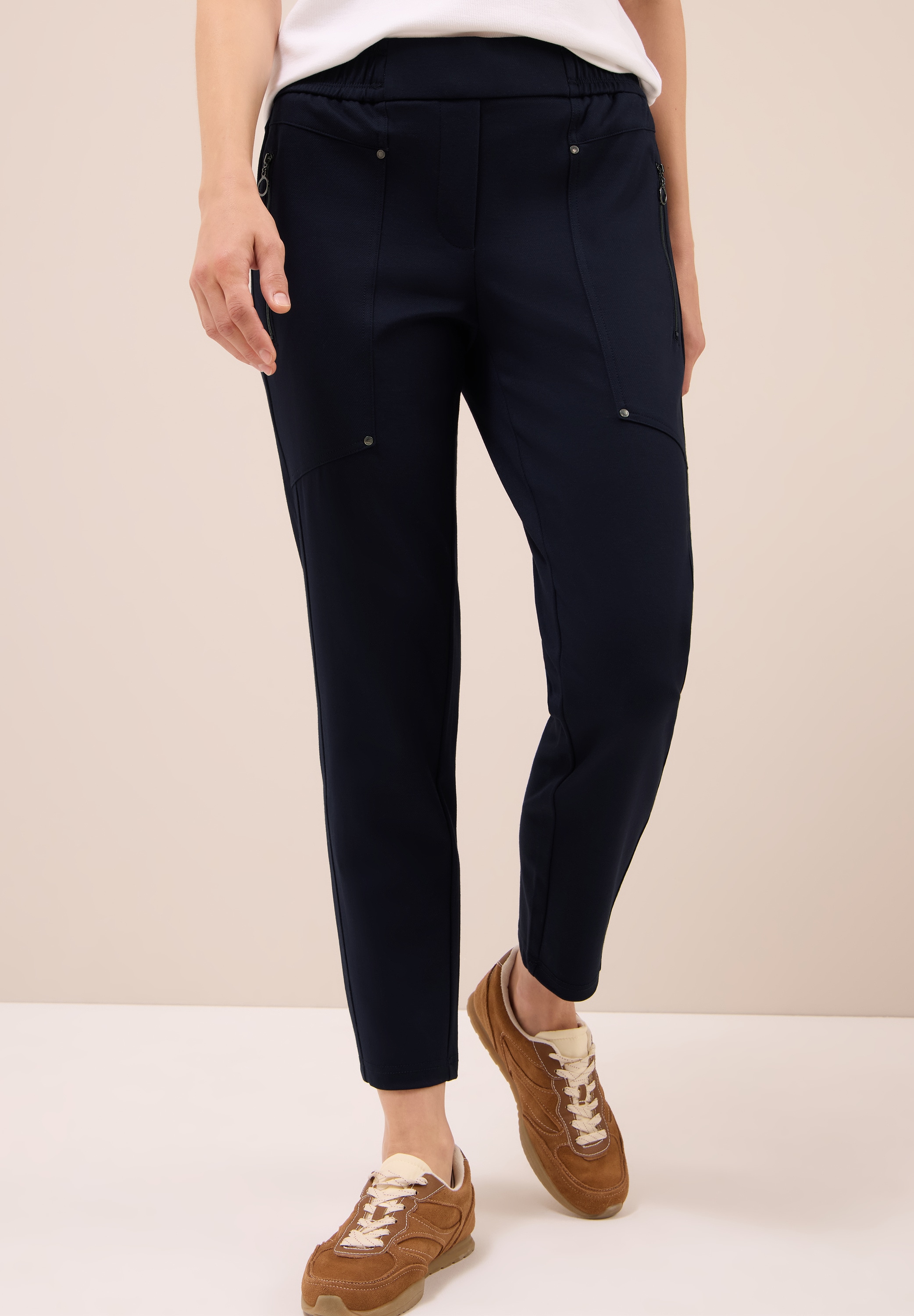 Cecil Schlupfhose "Style Tracey", Mid Waist, Slim Legs günstig online kaufen