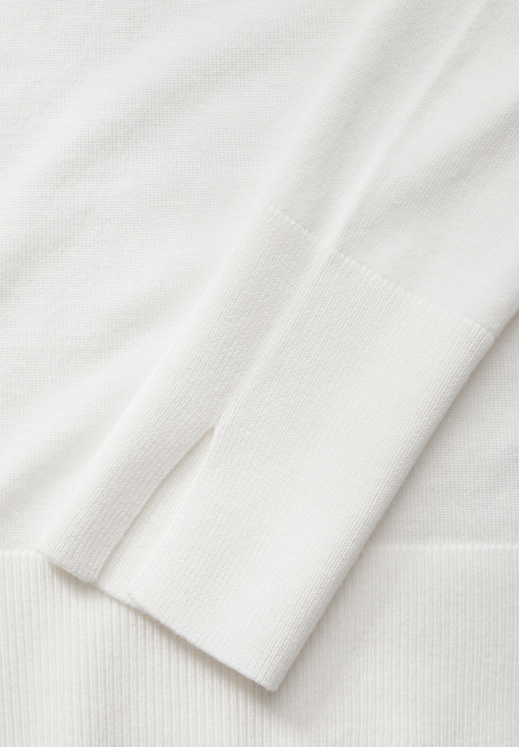 STREET ONE Rollkragenpullover, mit Materialmix