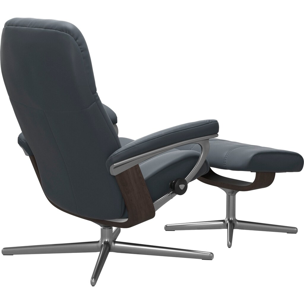 Stressless® Relaxsessel »Consul«, mit Cross Base, Größe S, M & L, Holzakzent Wenge