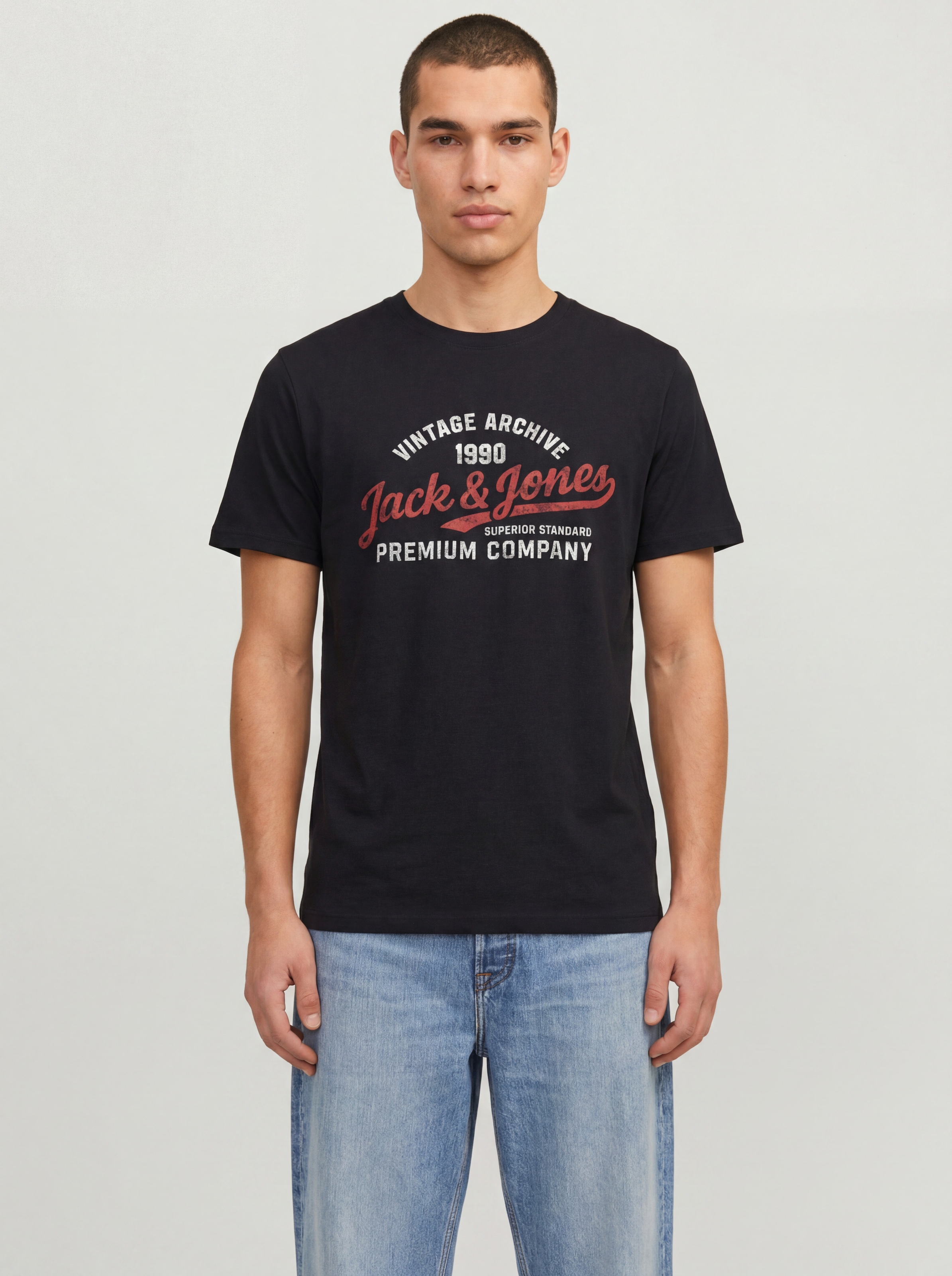 Jack & Jones T-Shirt »JPRBLUMATEO SS TEE SMU 3PK MP« Packung, 3 Baumwolle, normal geschnitten