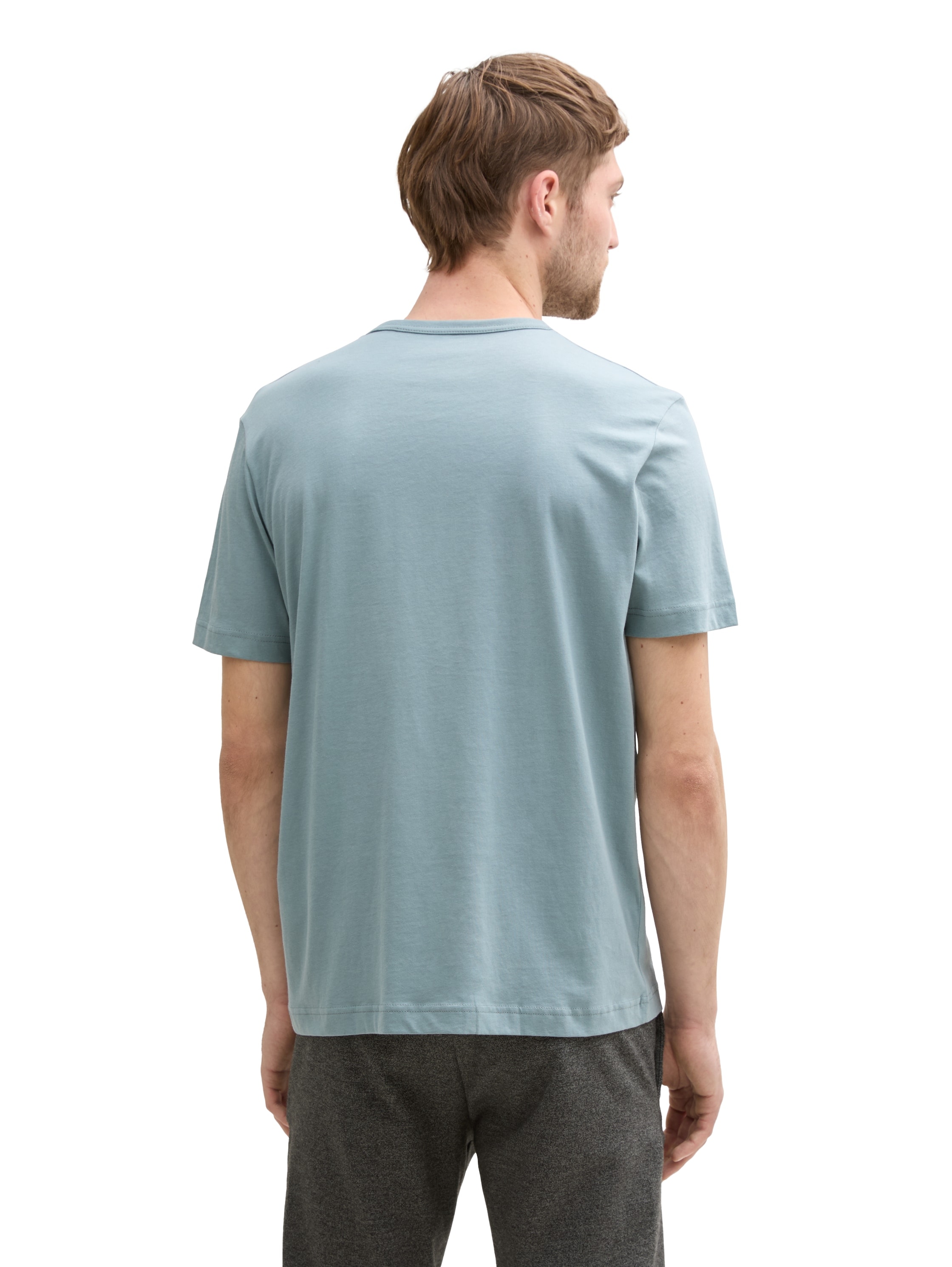 TOM TAILOR T-Shirt, (Packung, 2 tlg.), mit Ton-in-Ton Logo