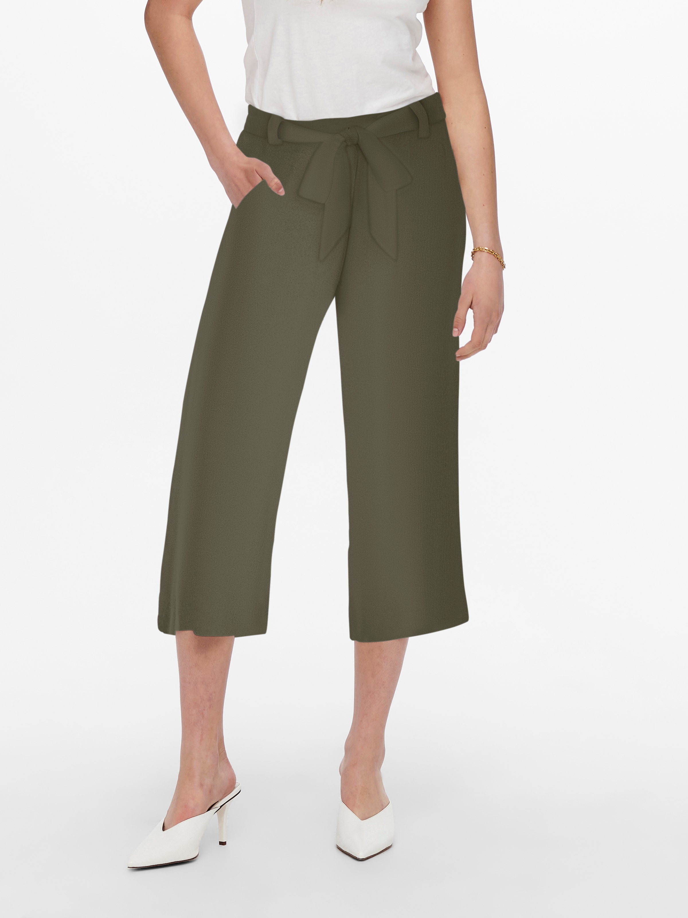 ONLY Palazzohose "ONLNOVA LIFE CROP PALAZZO PANT AOP PTM" Viskose, regular günstig online kaufen