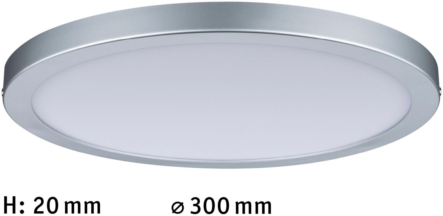 Paulmann LED Panel »Atria rund 300mm 16W 2.700K Chrom matt«, 1 flammig, Atria rund 300mm 16W 2.700K Chrom matt