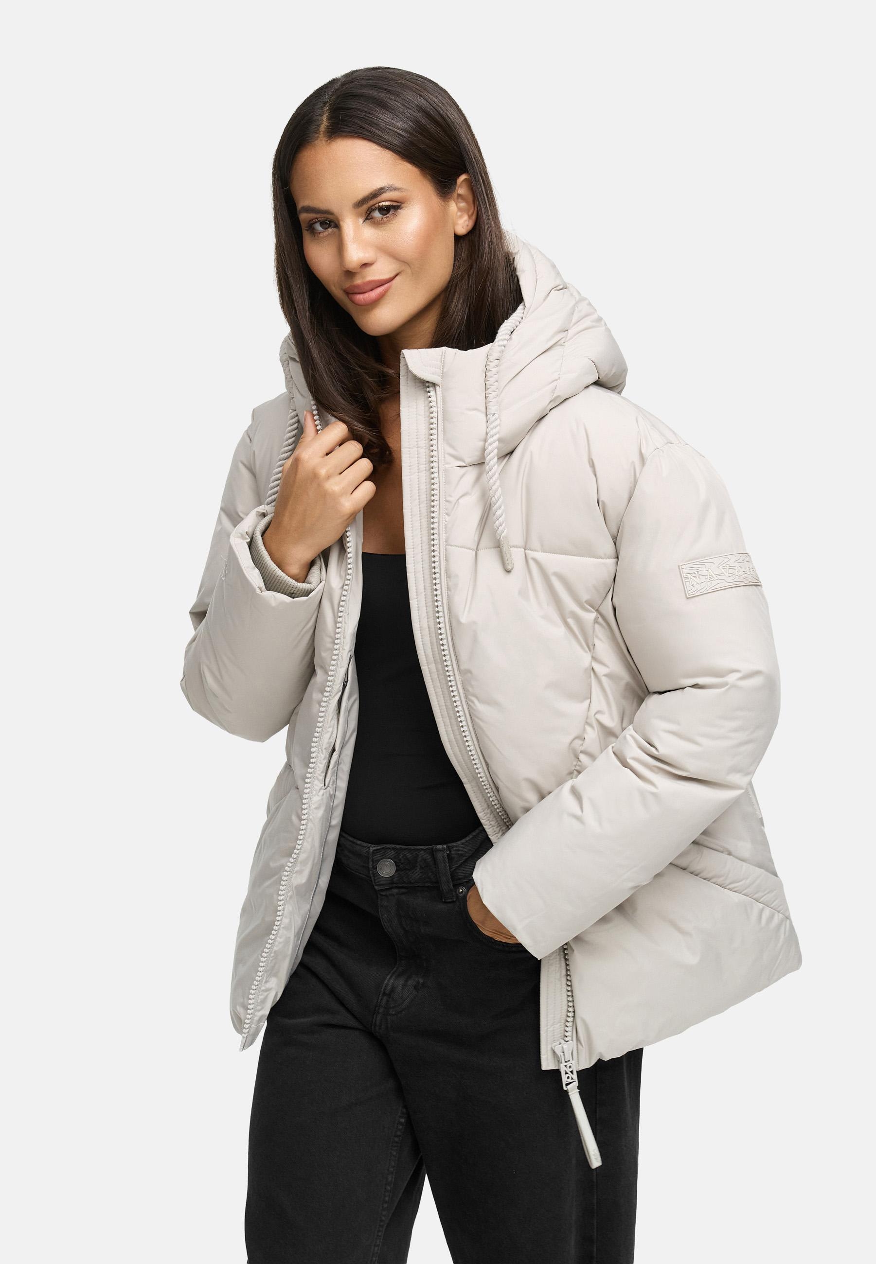 Navahoo Steppjacke »Pastellzauber 14«, mit Kapuze, Winterjacke mit Kapuze