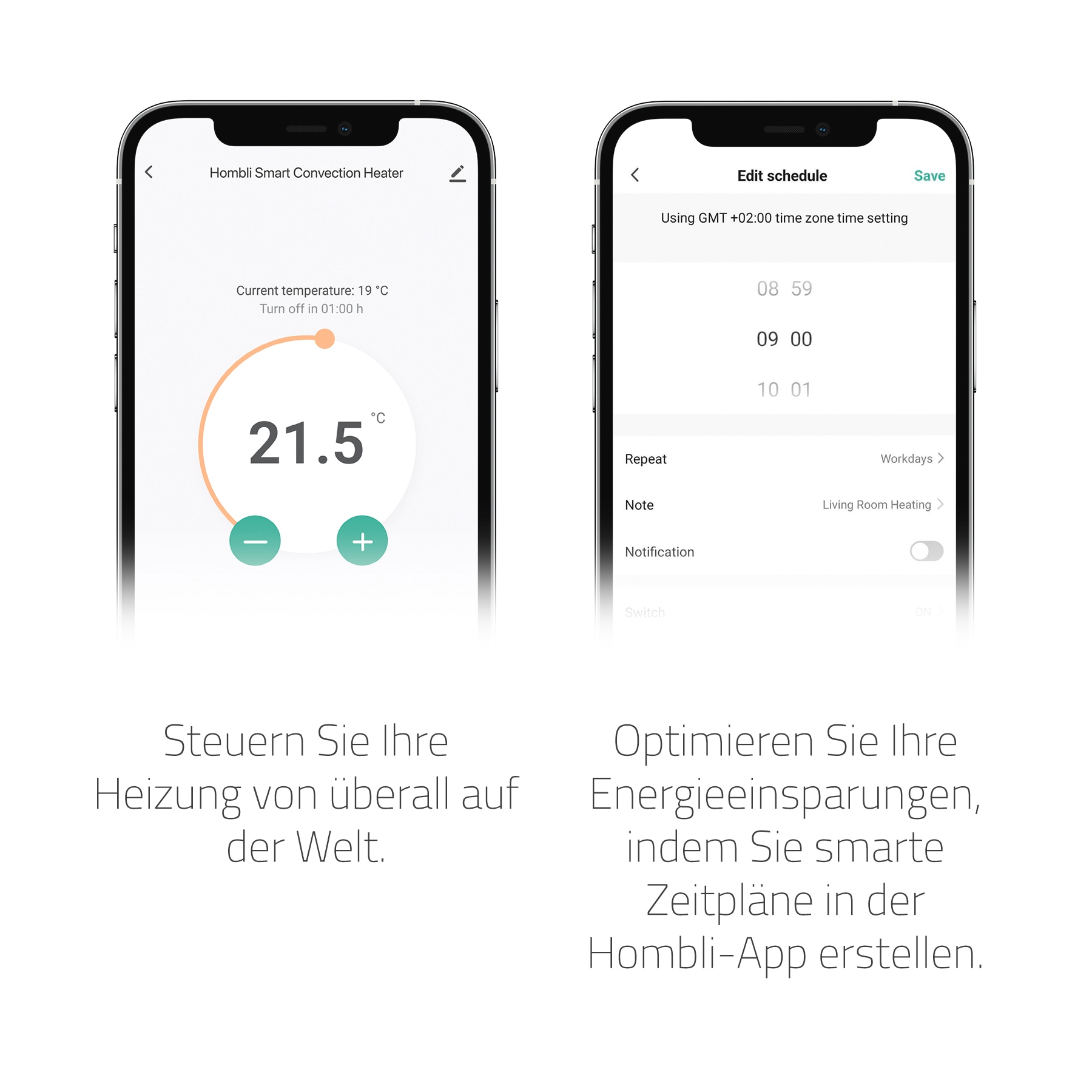 Hombli Smart-Home-Zubehör »Smart Convection Heater 2000W«
