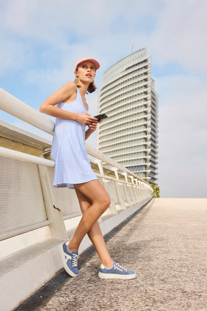 Thumbnail - Rieker Plateausneaker Schnürschuh, Halbschuh, Freizeitsneaker mit modischer Plateausohle