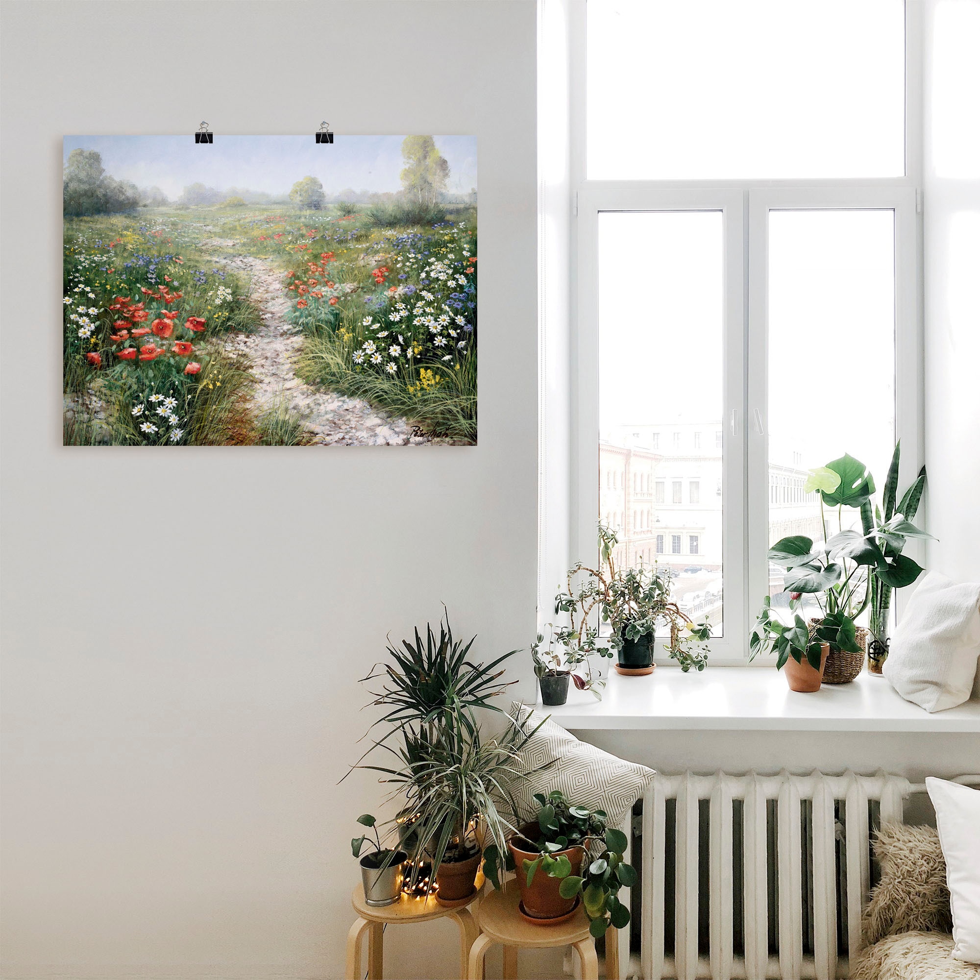Artland Wandbild »Dichte der Natur«, Blumenwiese, (1 St.), als Leinwandbild, Poster, Wandaufkleber in verschied. Größen