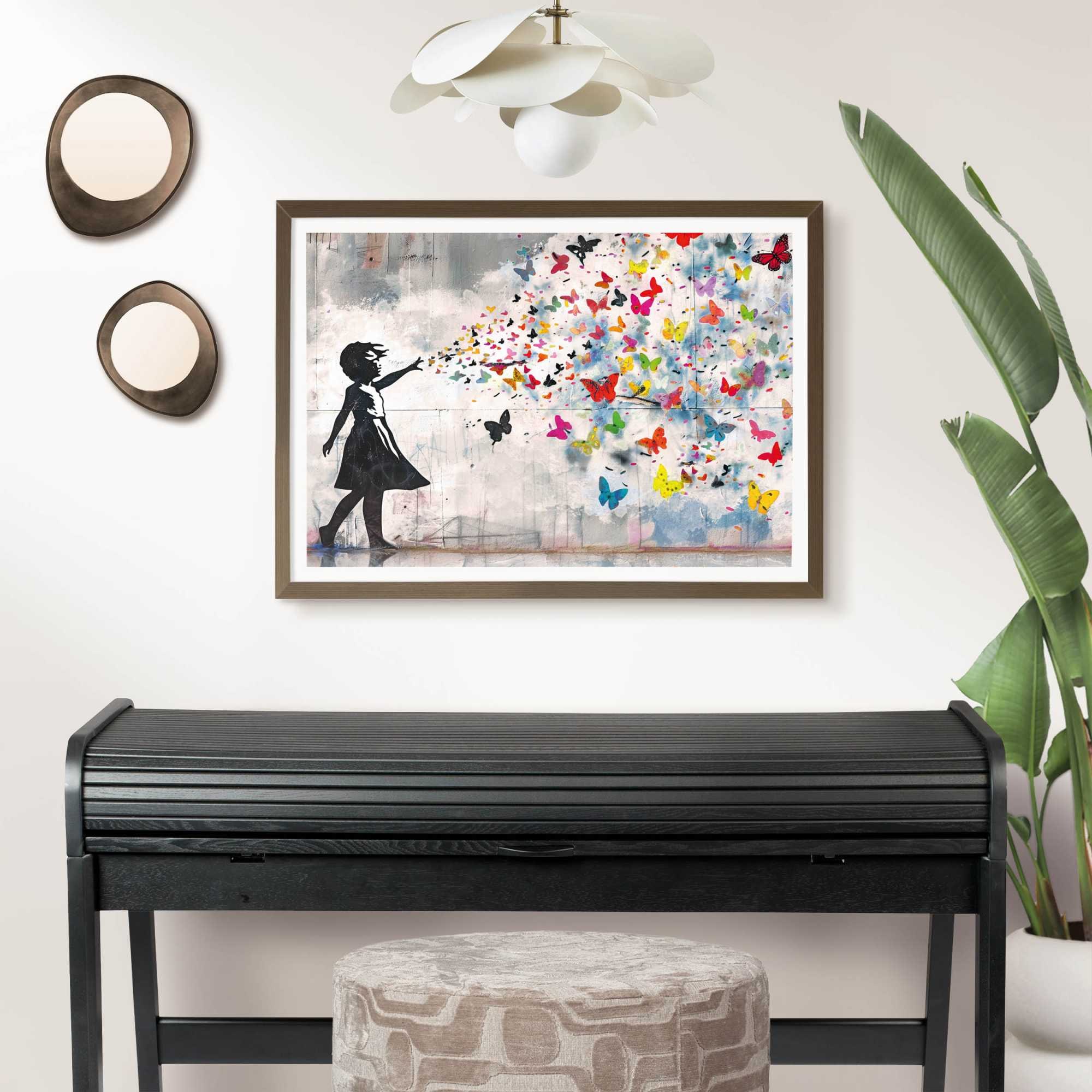 Reinders! Bilderrahmen »Poster 50x70 nussbaum« 1 Stk. tlg. Wohnzimmer - Nussbaum - MDF - Kein Thema - 53,5x73,5 cm