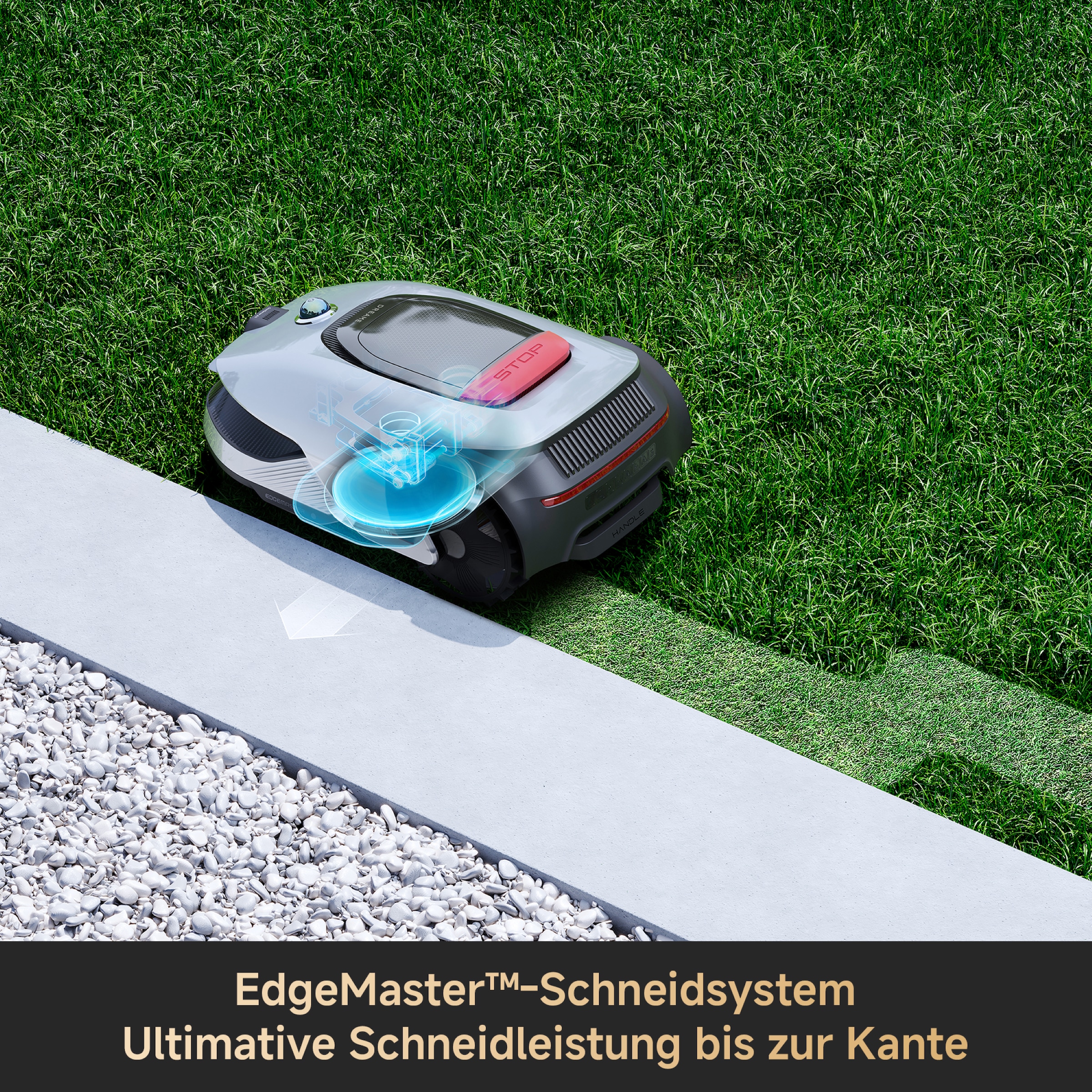 Dreame Rasenmähroboter »Roboticmower A2«, KI-Hindernisvermeidung, präzise Kantenpflege & duales Kartenmanagement