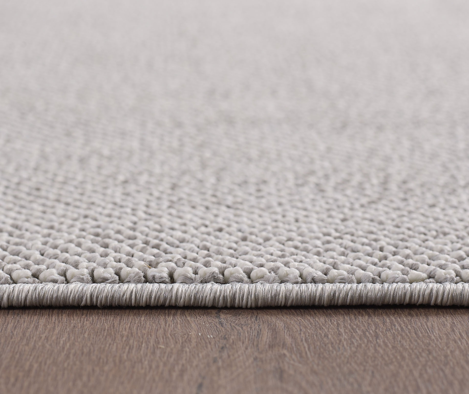 Teppich AYYILDIZ TEPPICHE "LOOM 4300", silber, H:7mm Ø:160cm, Polypropylen, Teppiche, Teppich, pflegeleicht, robust, strapazierfähig 3