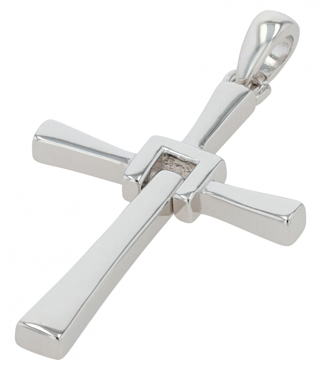 Adelia´s Kettenanhänger »Neuheit 2025 - stylischer Kreuz Anhänger aus 925 Sterling Silber«