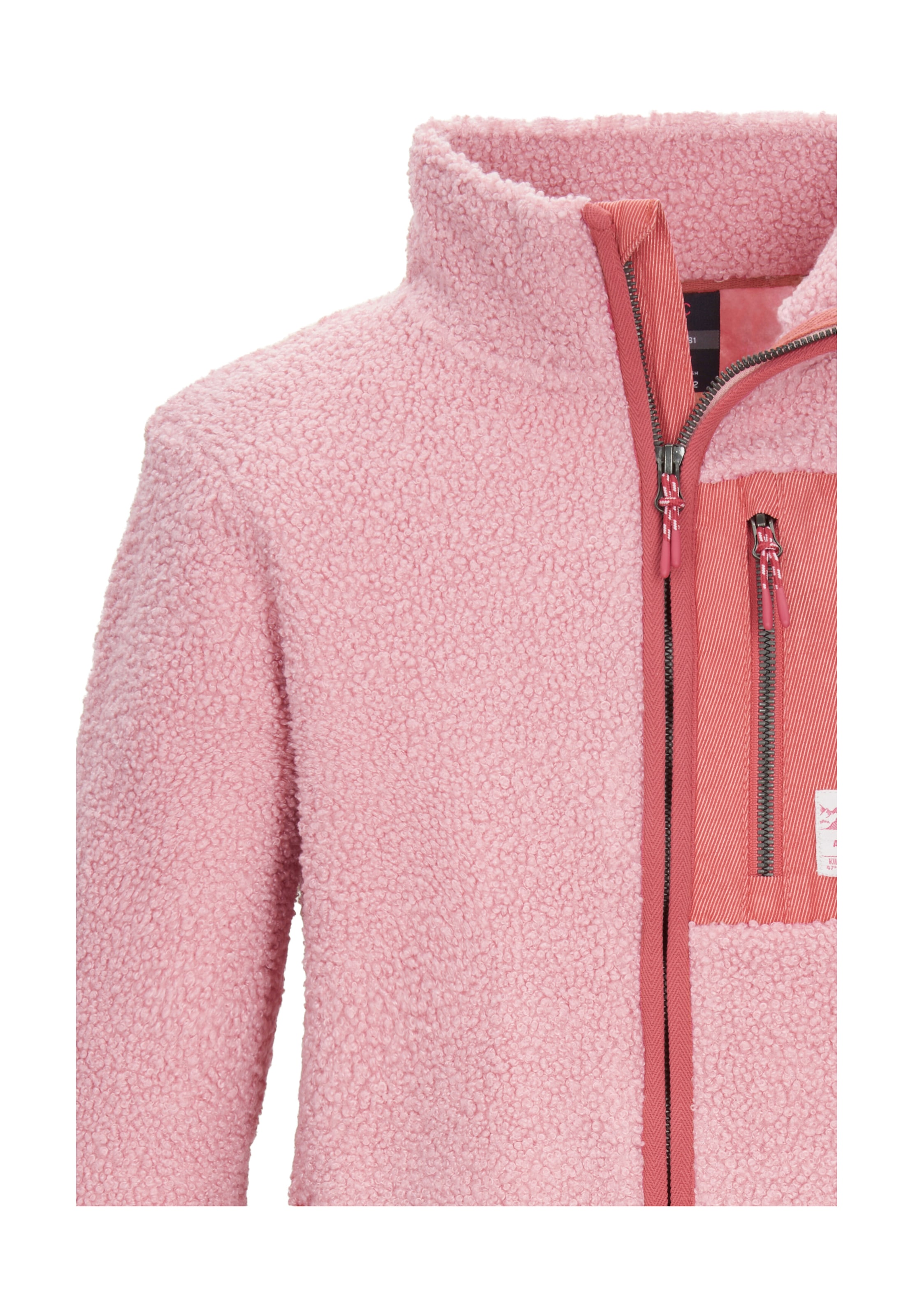 Killtec Fleecejacke »KOW 140 GRLS FLC JCKT« Weiche Sherpa-Fleecejacke mit Kinnschutz und Stauraum