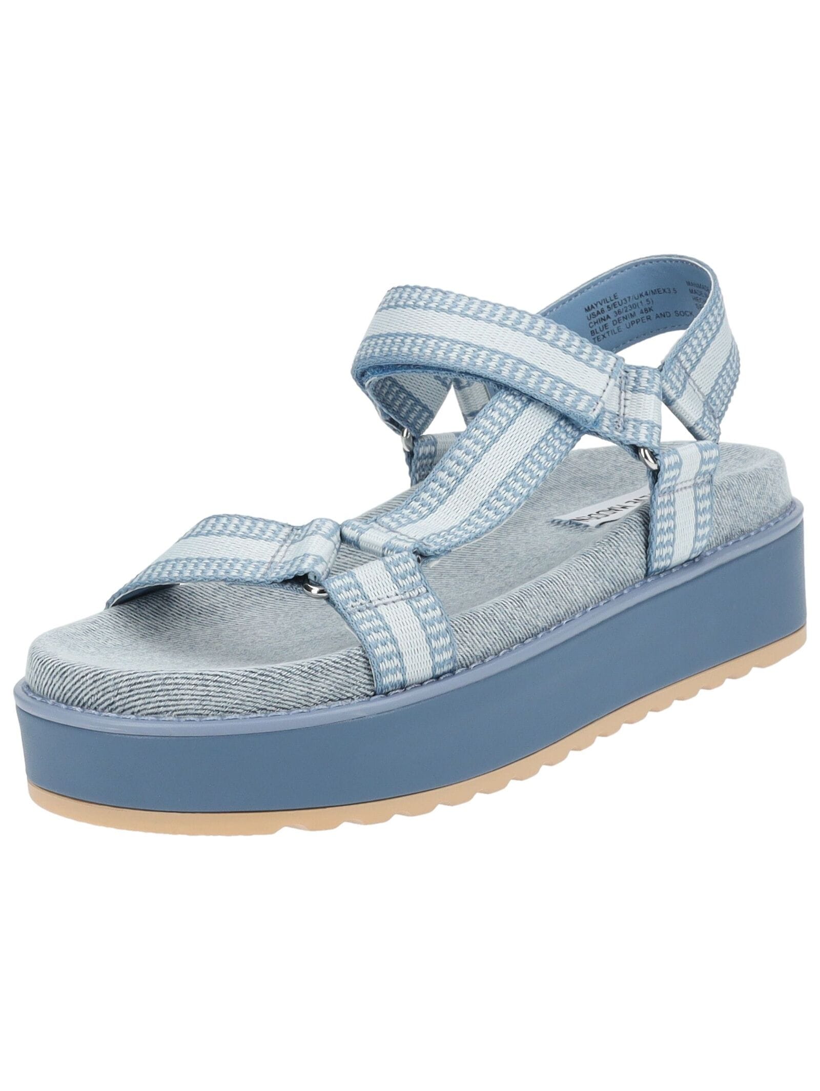 STEVE MADDEN Riemchensandale "STEVE MADDEN Sandalen Textil" günstig online kaufen