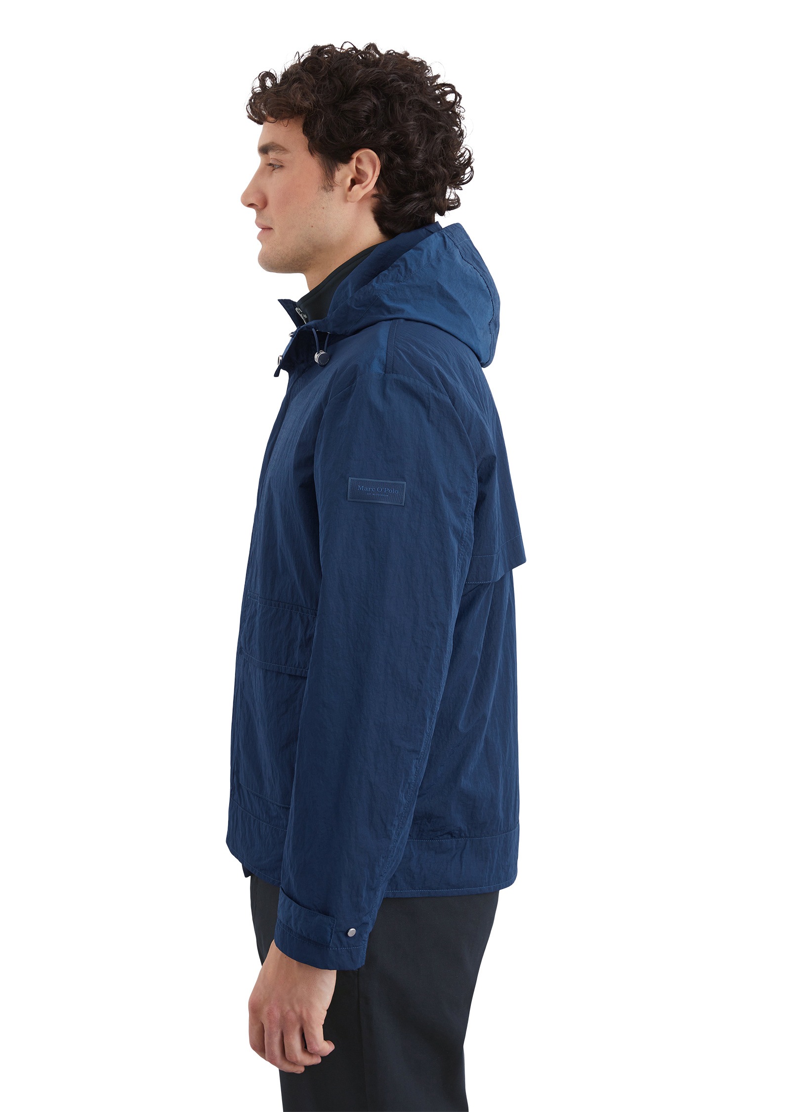 Marc O'Polo Outdoorjacke »aus wasserabweisendem Material«, mit Kapuze