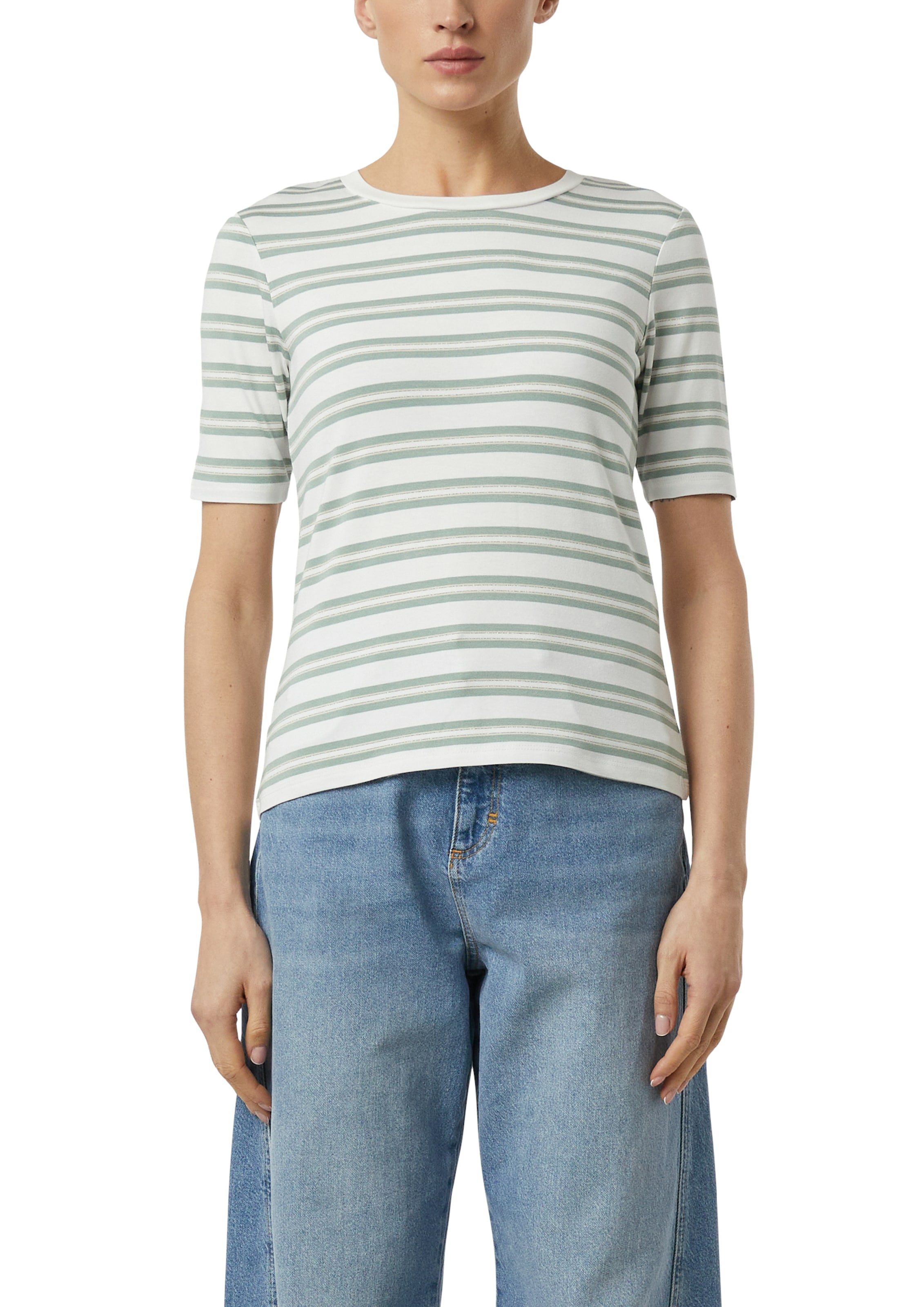 Comma T-Shirt im Streifen-Design günstig online kaufen